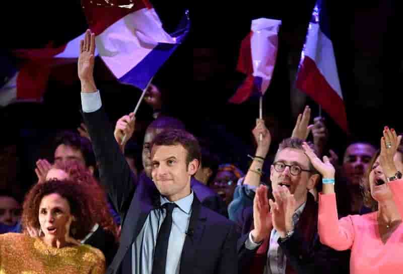 Macron monte a 23%, selon le sondage opinionway-orpi