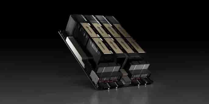 La H100 de Nvidia, moteur d'un succès hors norme.