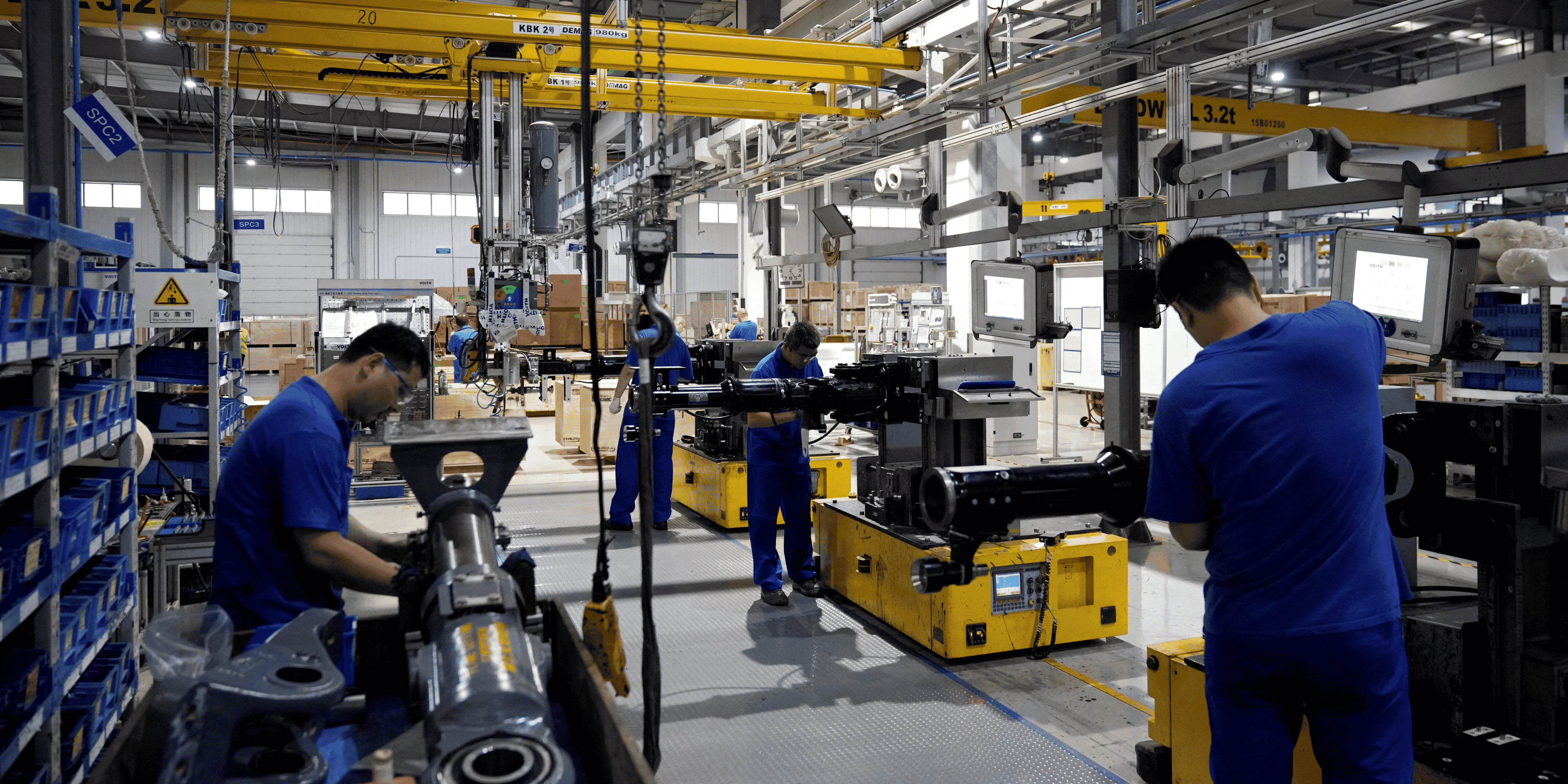 Chine: l'activite manufacturiere progresse a un rythme plus lent en juillet, selon une enquete caixin