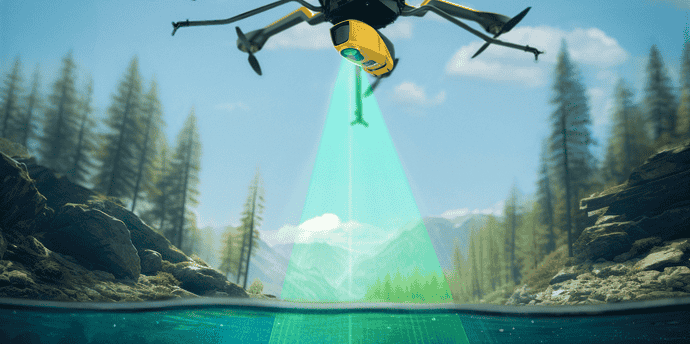 YellowScan lance le YellowScan Navigator, drone LiDAR bathymétrique permettant de cartographier les zones aquatiques.
