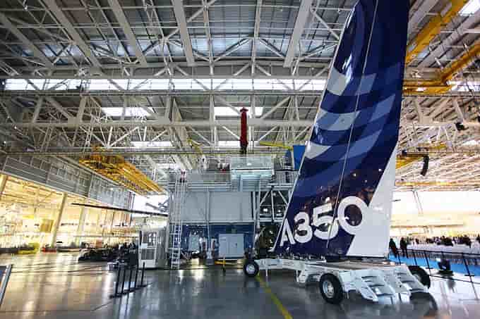 Inauguration de l'usine A350 en présence de Jean-Marc Ayrault