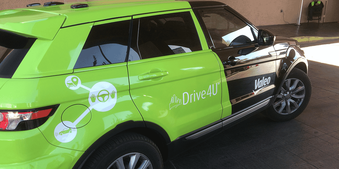 Valeo voiture autonome en test au CES Los Angeles