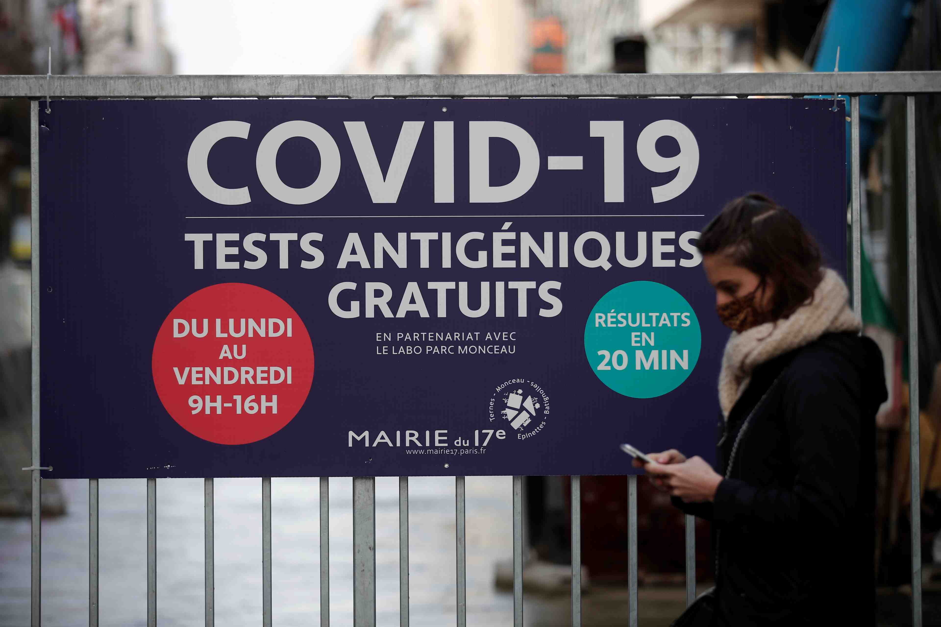 Coronavirus: le variant dit britannique represente 14% des cas en france, selon une etude