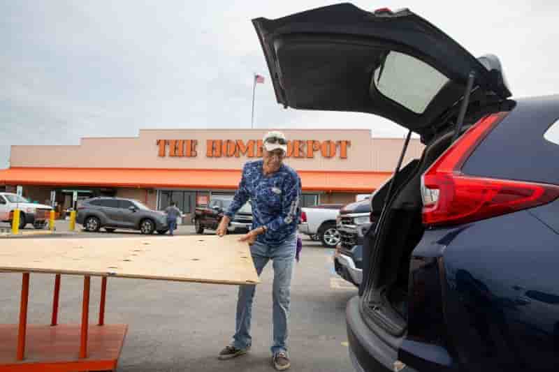 Un magasin home depot au texas