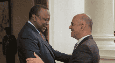 Kenya Suisse Kenyatta Alain berset