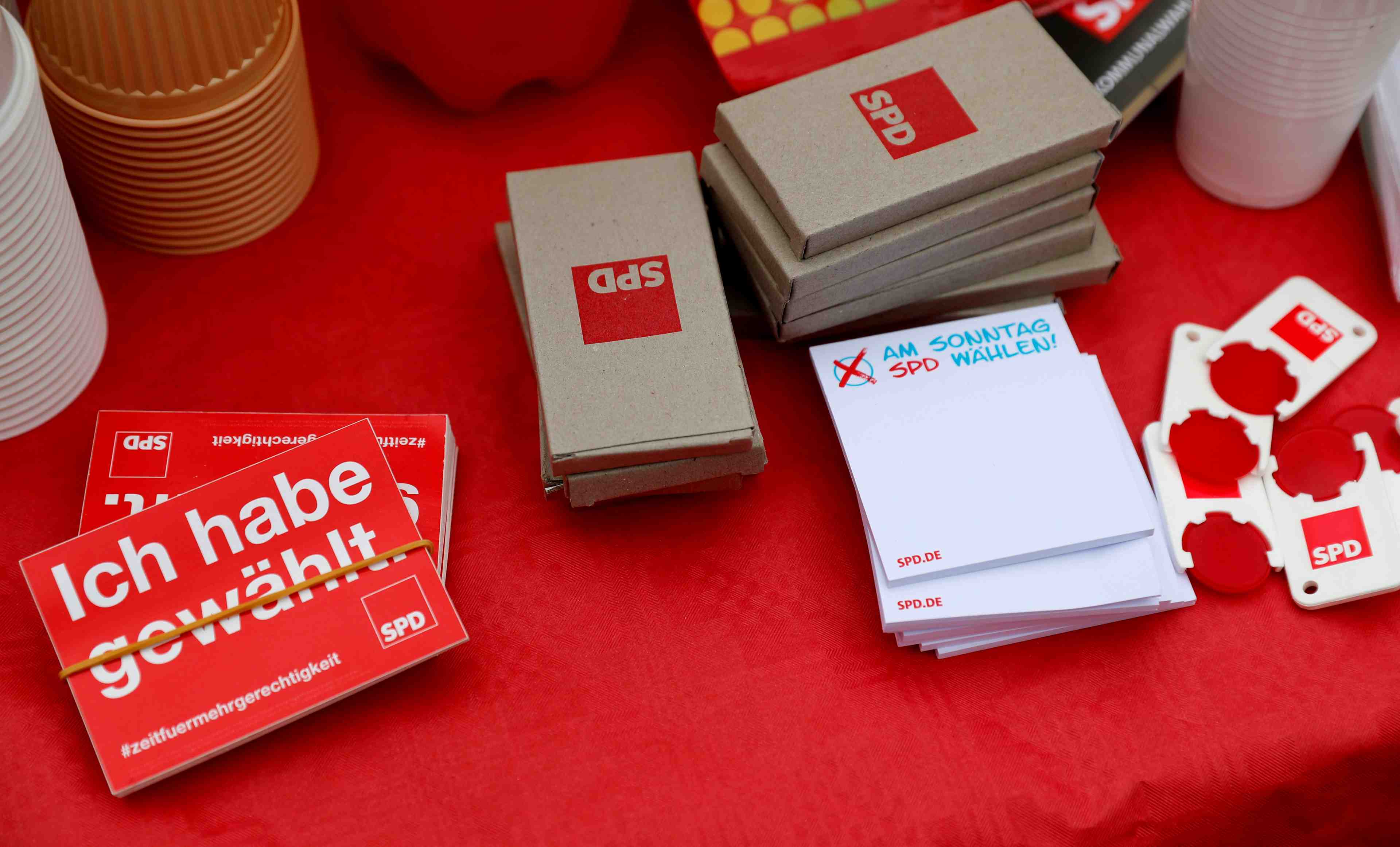 Le spd pose ses conditions pour rester dans la coalition allemande