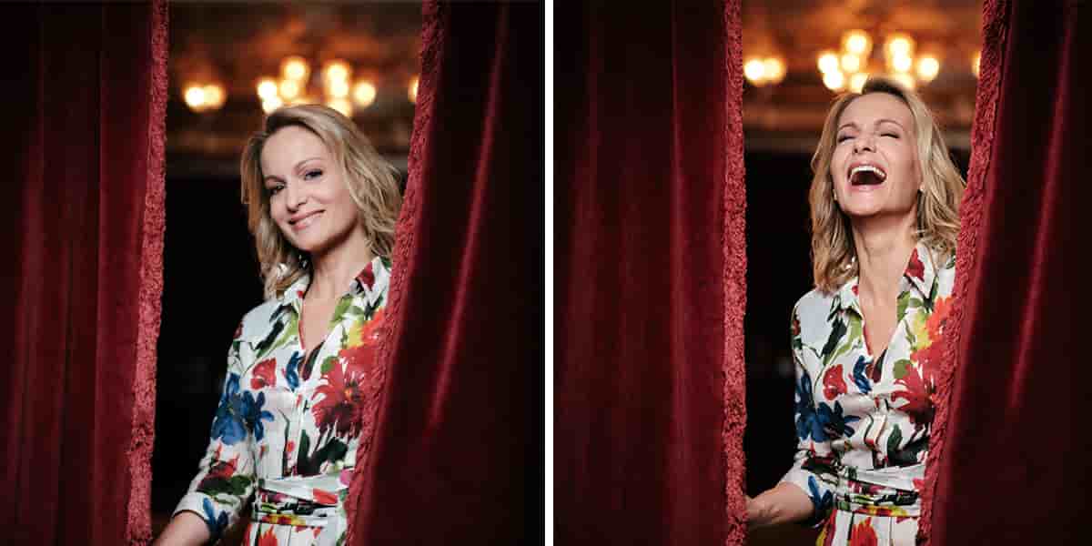 Audrey Crespo-Mara à l'hôtel Particulier, qu’elle affectionne, le jeudi 13 juin à Paris.