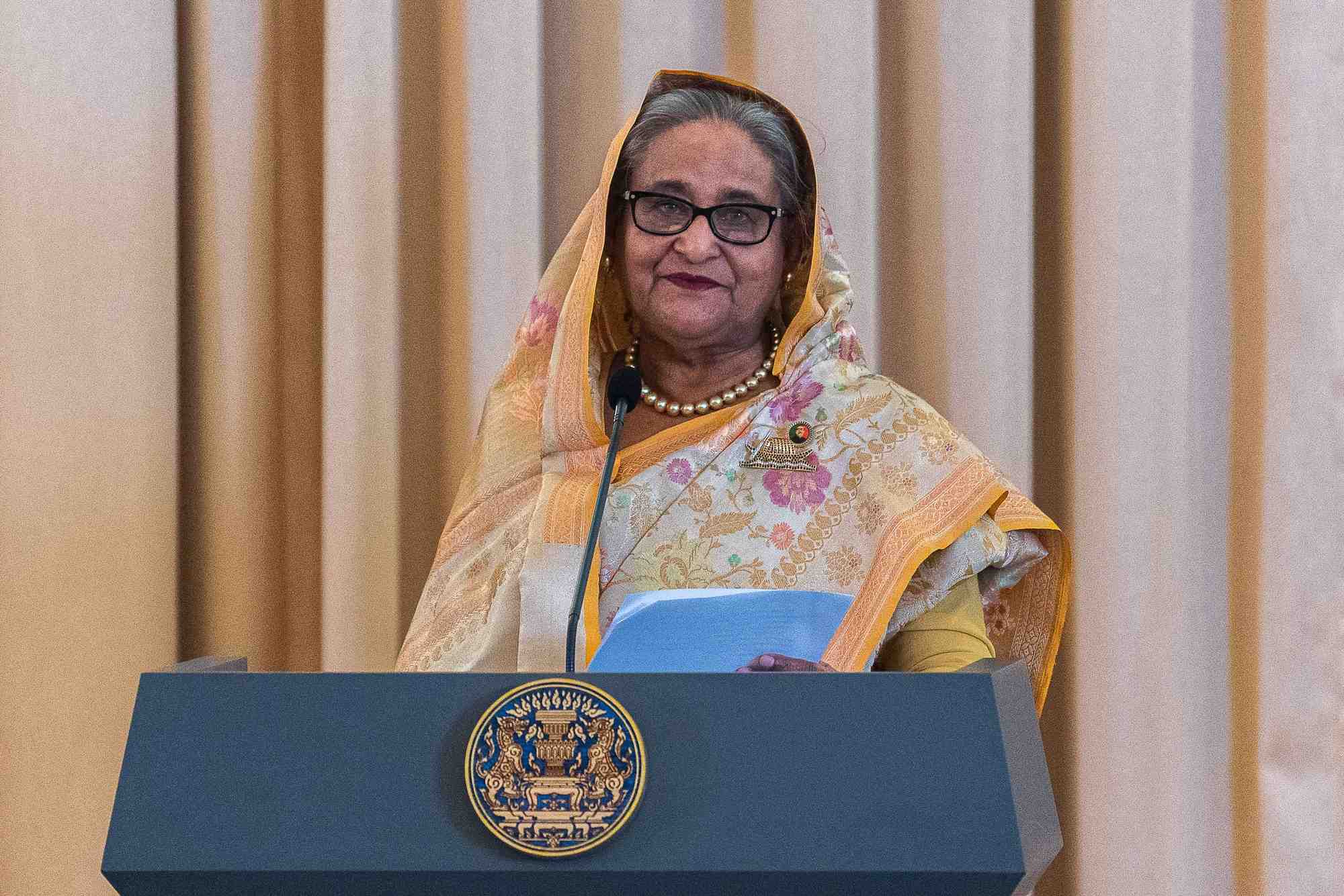 L'ex-Première ministre du Bangladesh, Sheikh Hasina, a été contrainte de fuir le pays début août après les manifestations antigouvernementales.