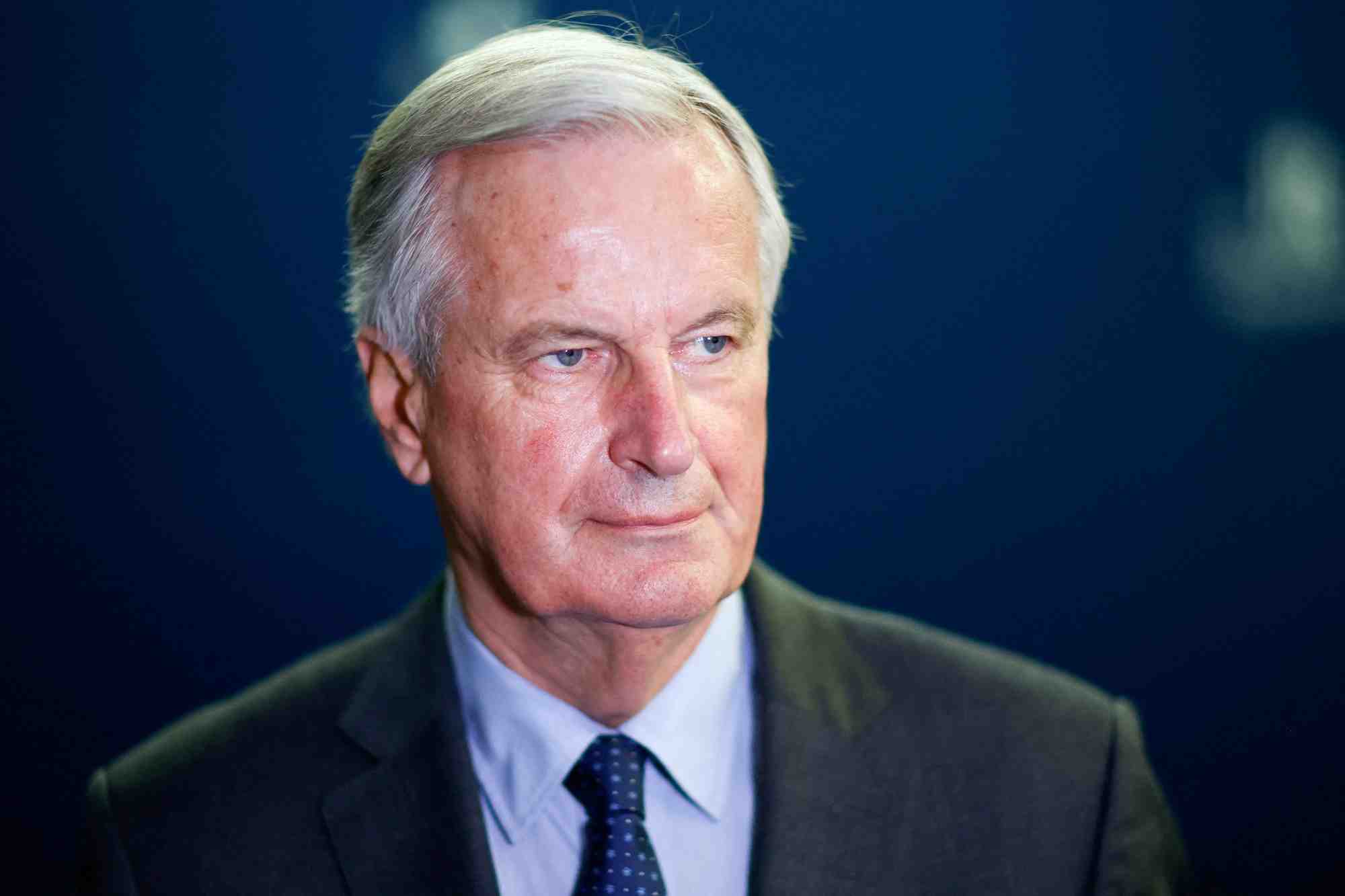 L'ancien commissaire europeen et nouveau premier ministre francais michel barnier