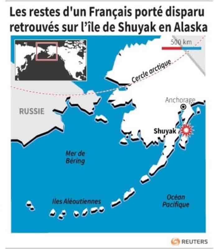 Les restes d'un Français porté disparu identifiés en Alaska