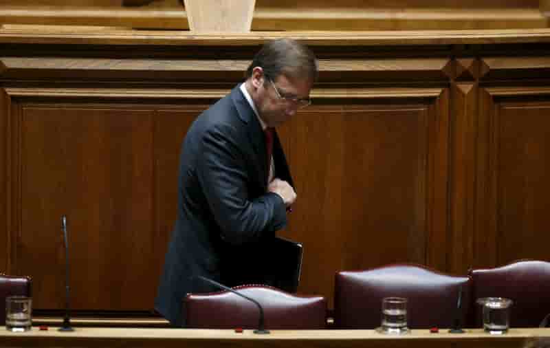 Chute du gouvernement de centre droit de coelho au portugal