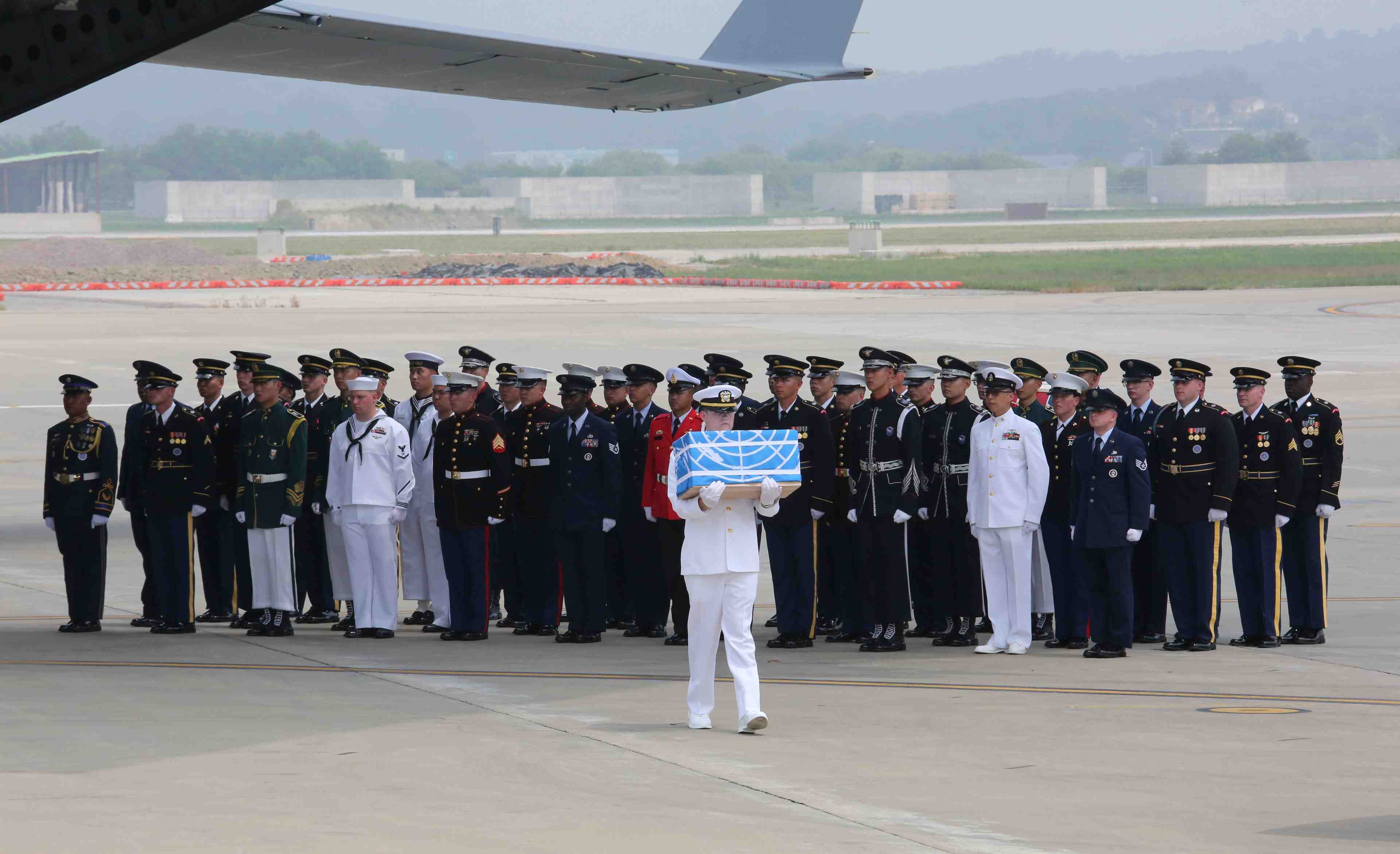 Pyongyang a transfere les depouilles des soldats americains