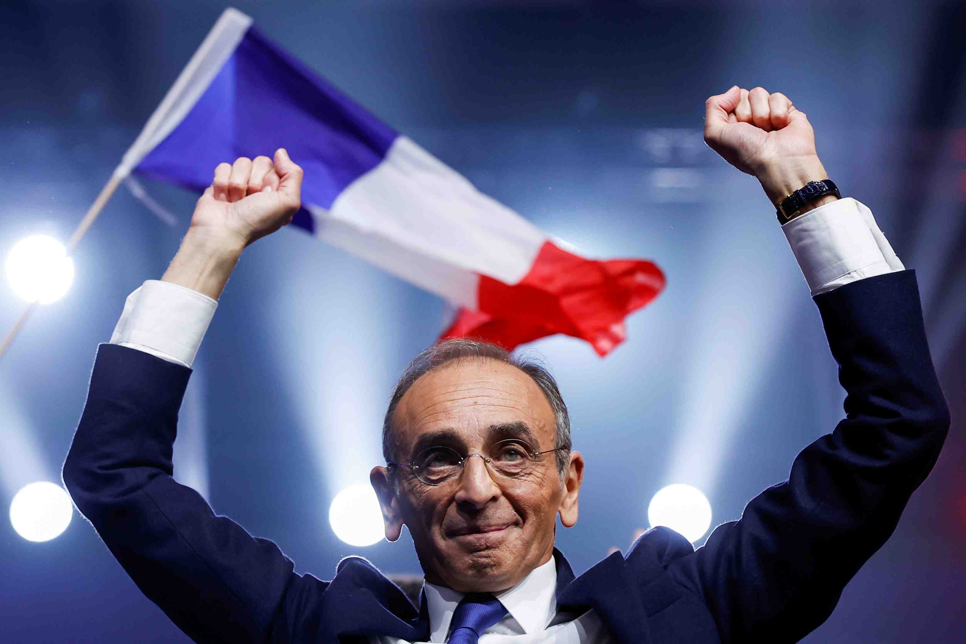 Demonstration de force d'eric zemmour, qui lance le temps de "la reconquete"