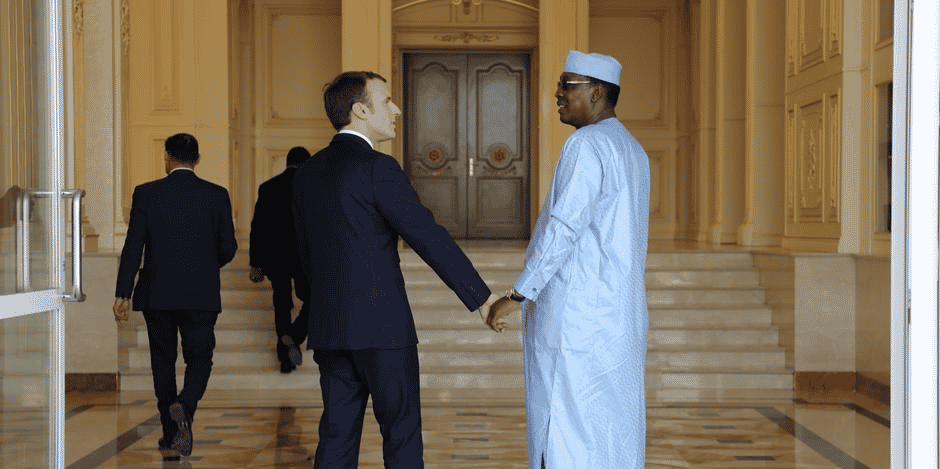 Emmanuel Macron tchad njamena idriss déby deby