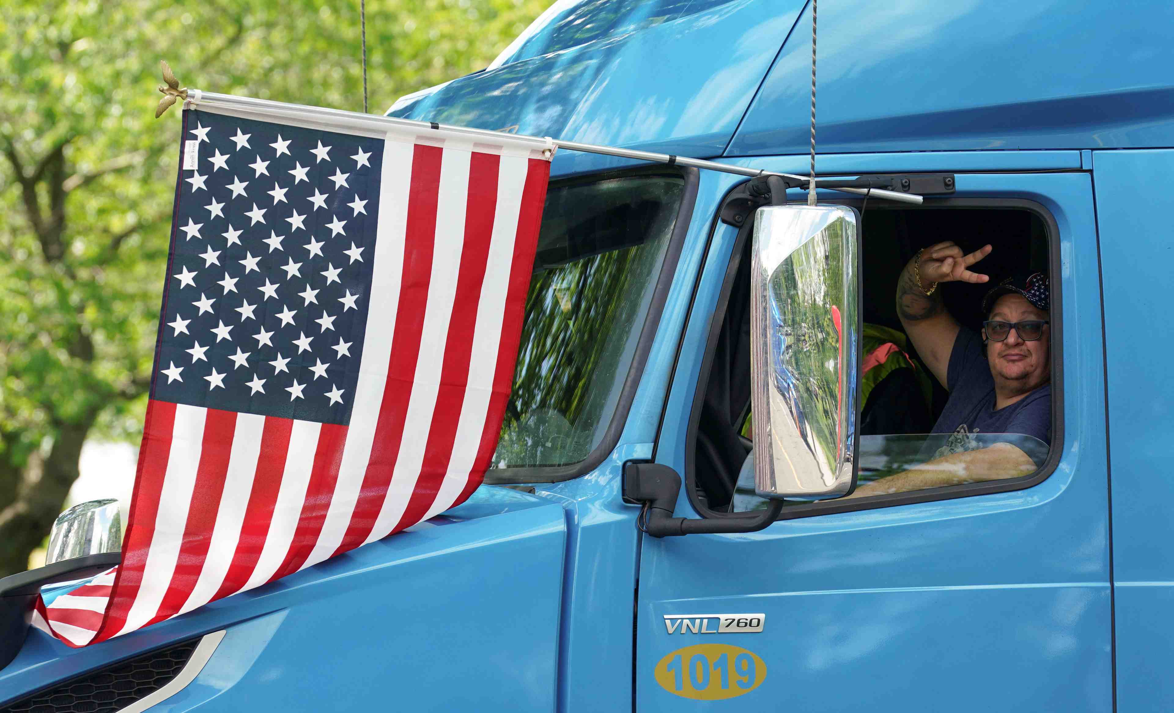 Inspires par les canadiens, des routiers americains prevoient de manifester contre les mesures sanitaires