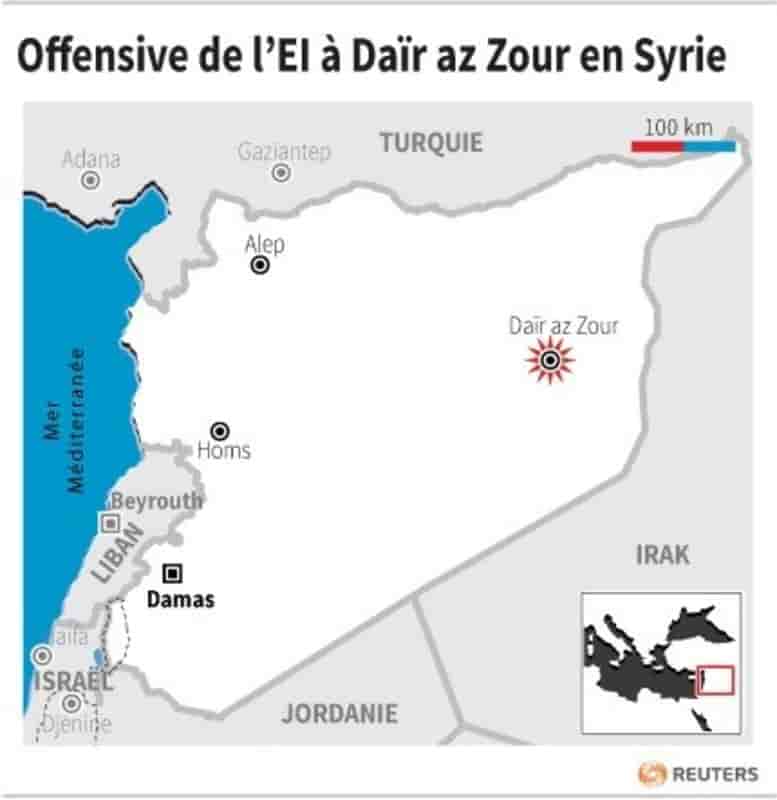 Offensive de l’ei a dair az zour en syrie
