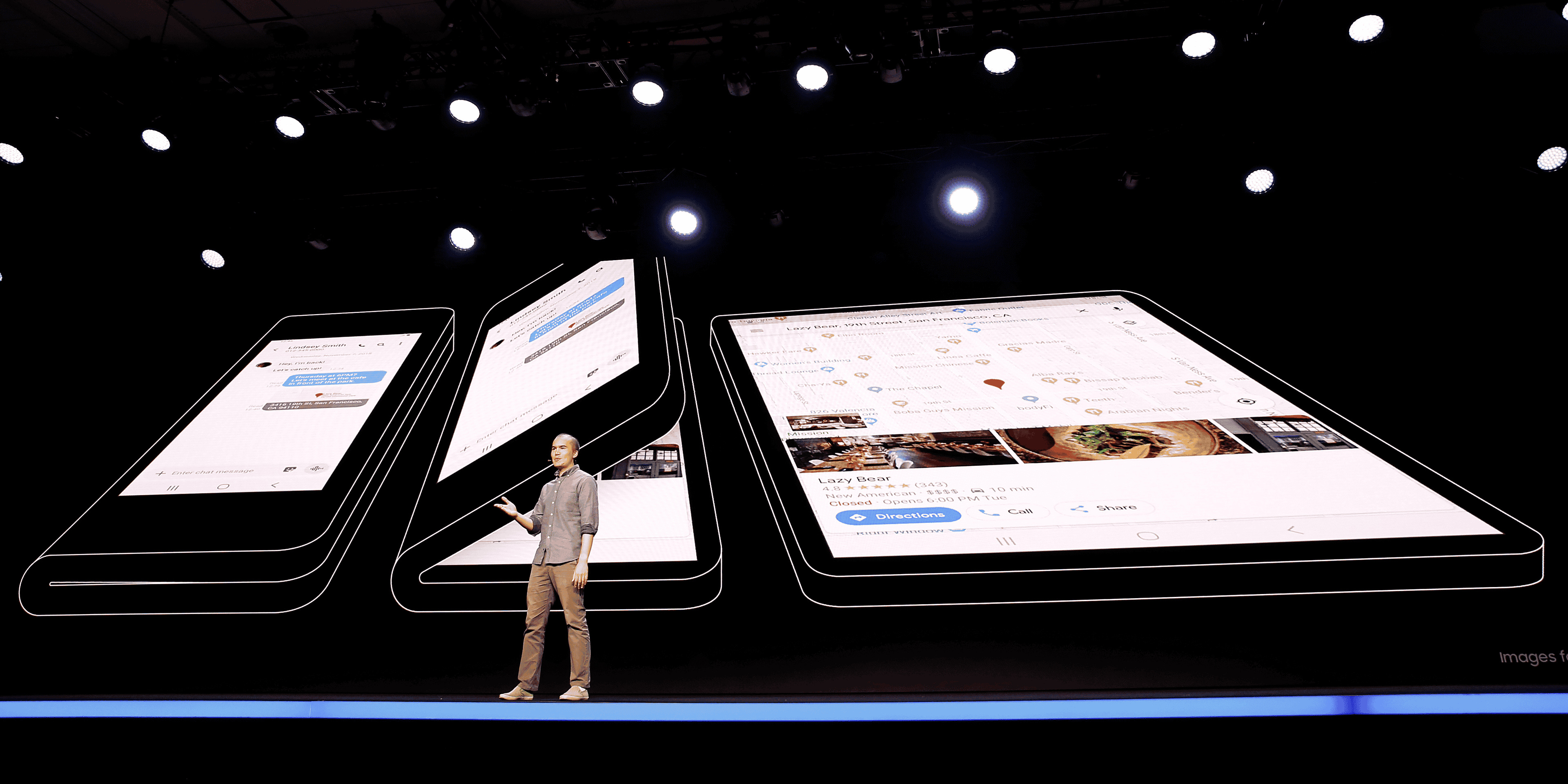 Samsung Infinity Flex Display, smartphone, écran pliable