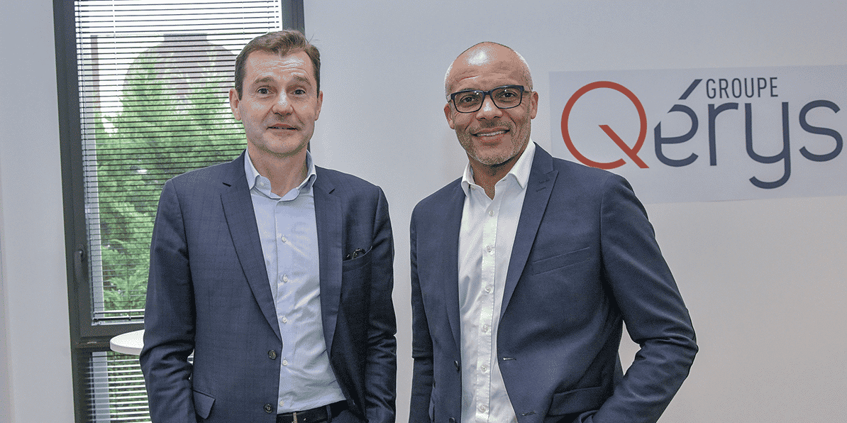 Jérôme Tesseire et Marc Hippomène, respectivement président et directeur général du groupe Qérys