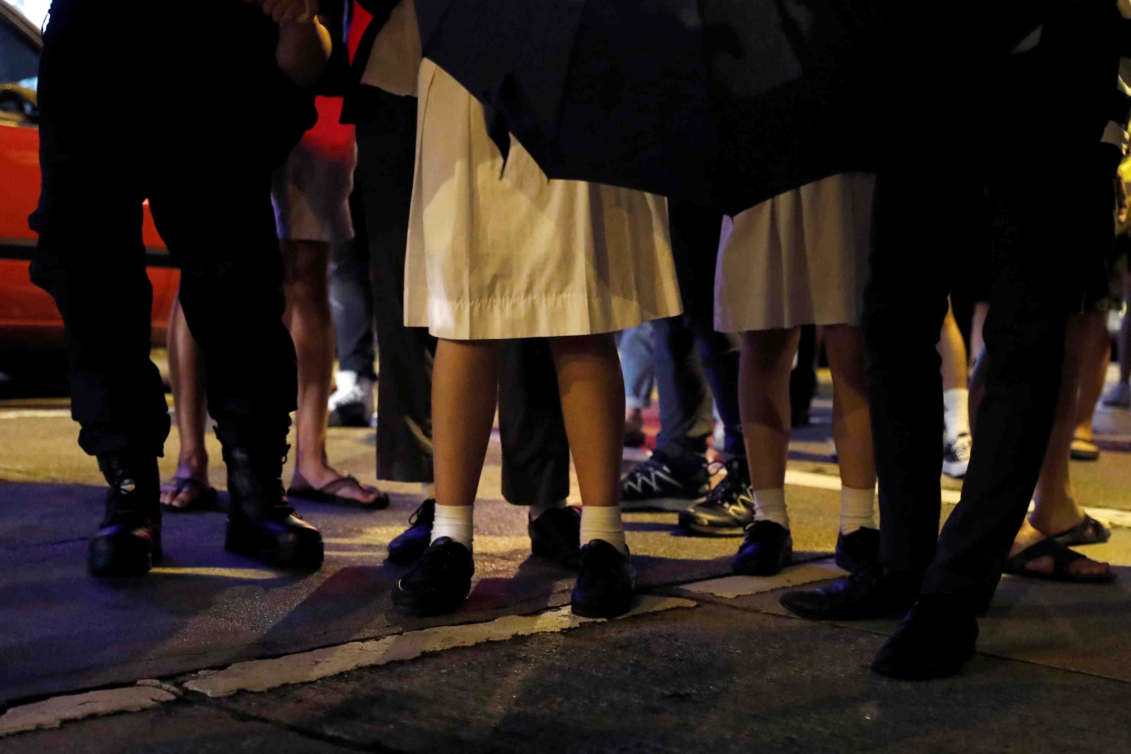 Hong kong: nouvelle journee de mobilisation d'etudiants et de lyceens