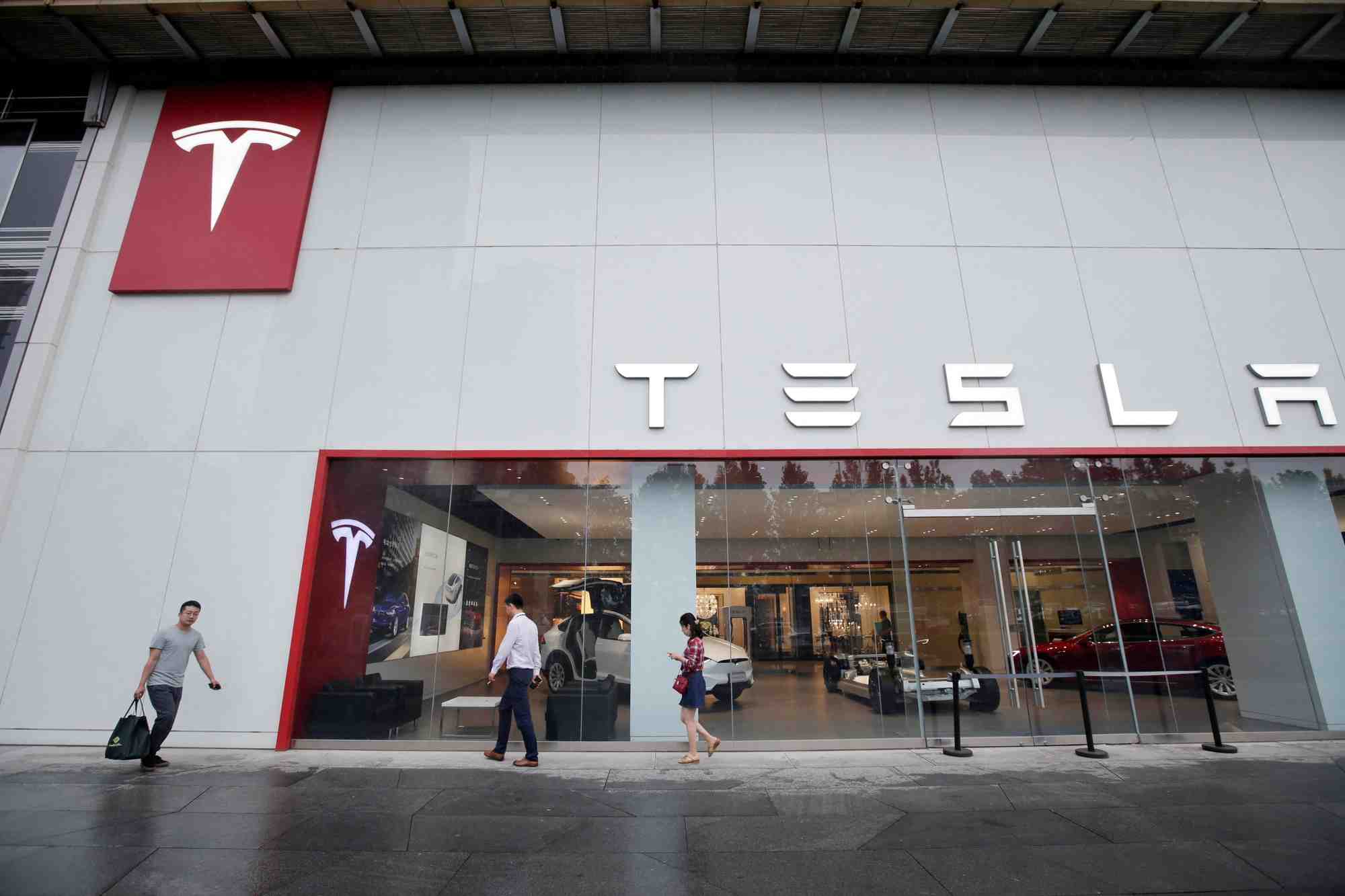 Le siege social de tesla a pekin