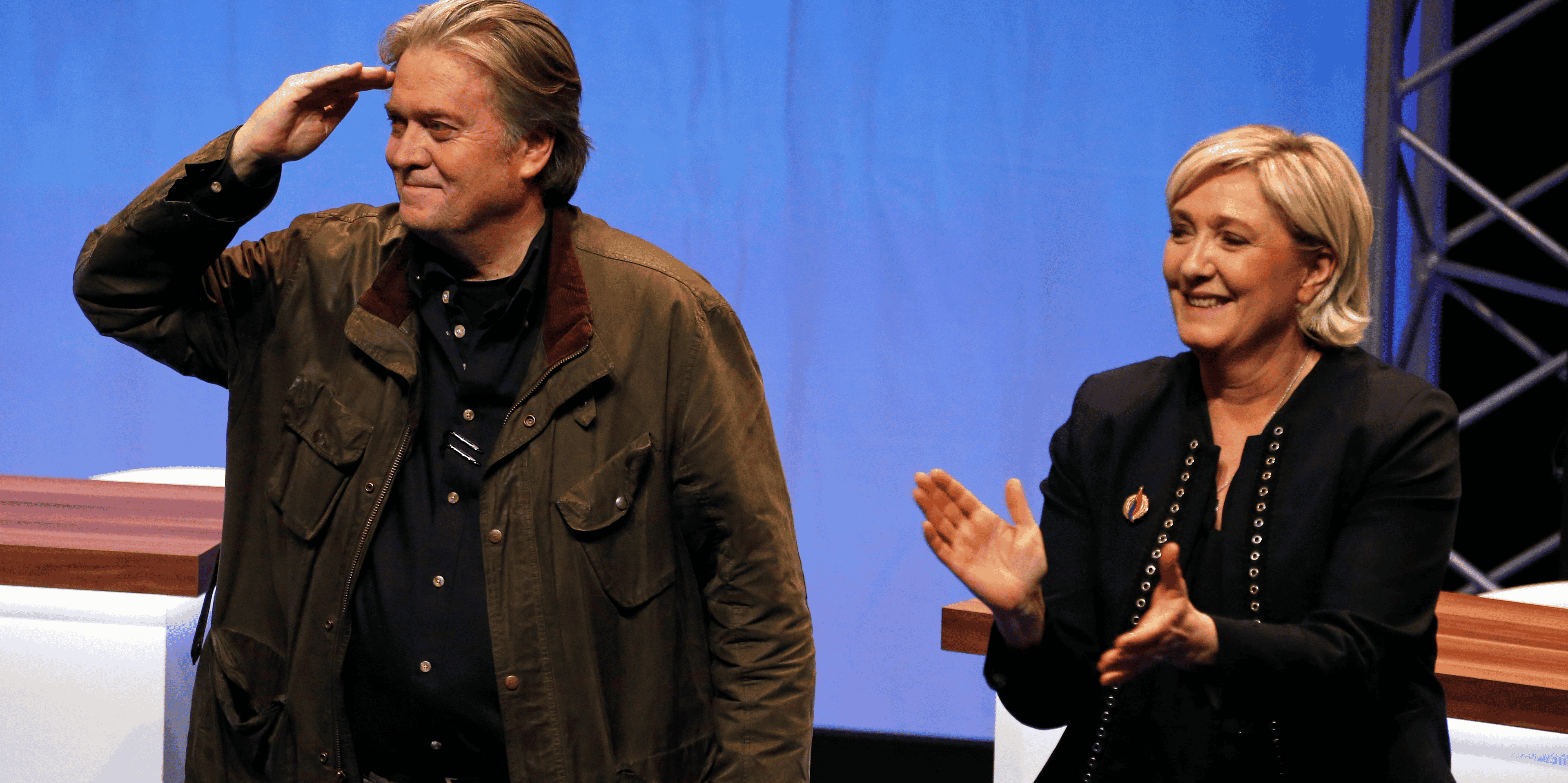 Europeennes: bannon n'a "aucun role" dans la campagne, dit le pen