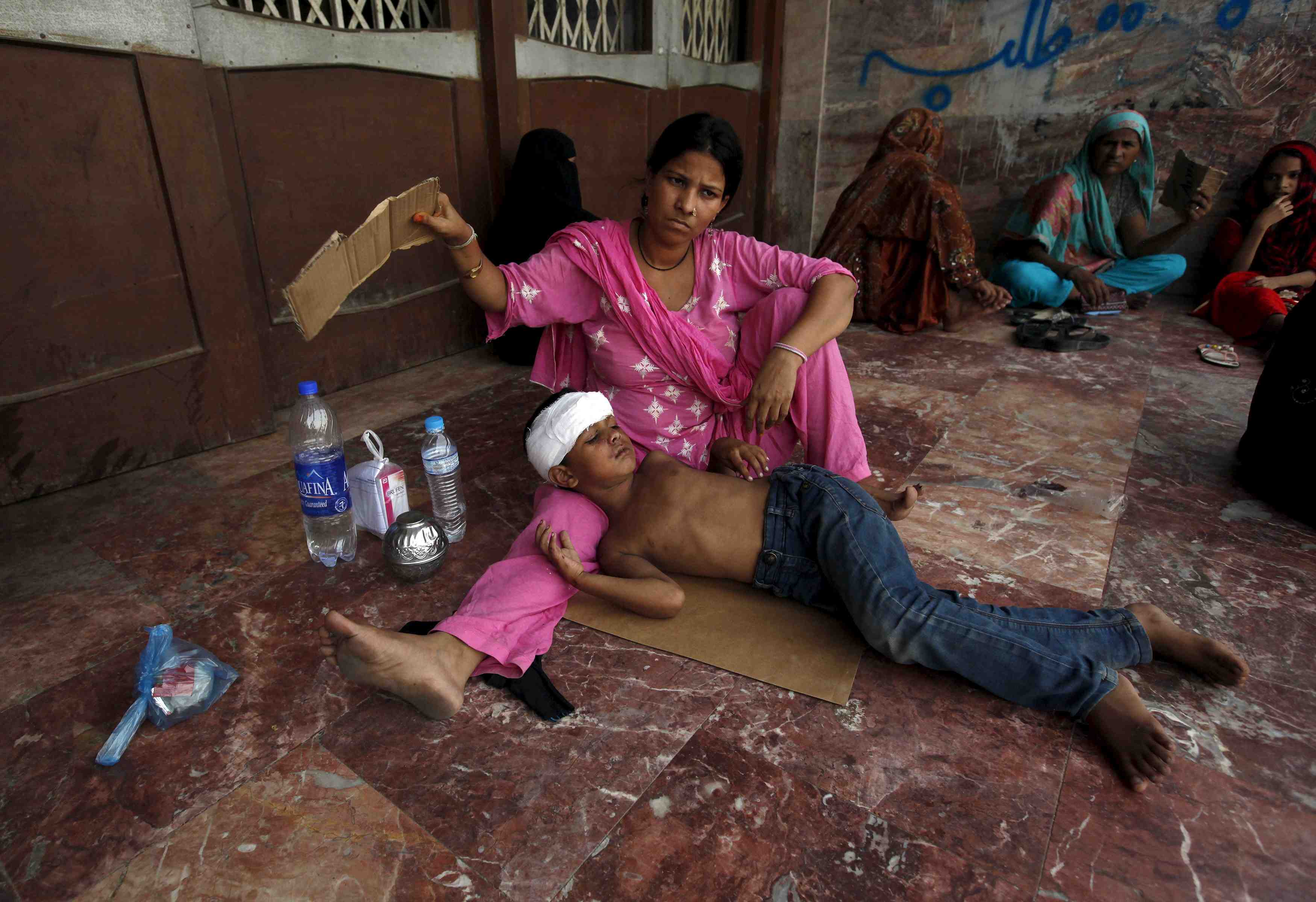 Canicule meurtriere au pakistan