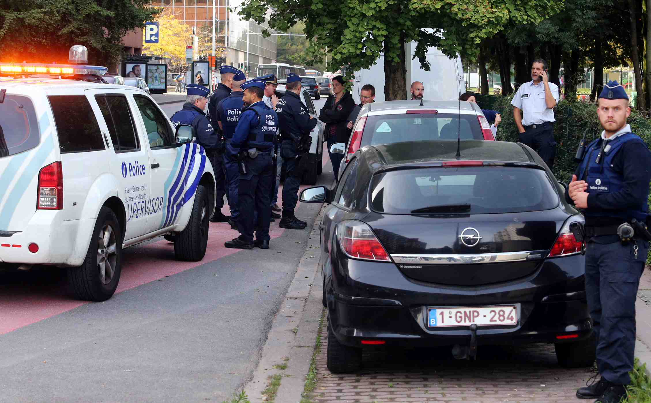 La police belge tire sur un homme qui brandissait un couteau