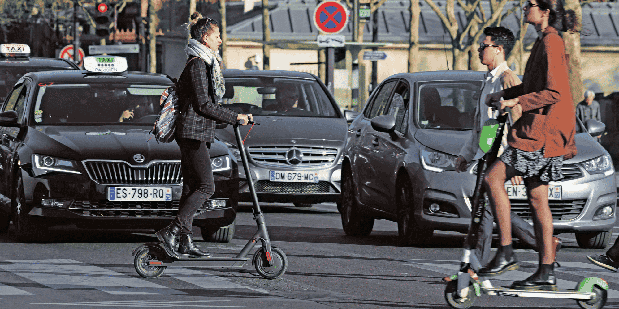 Trottinettes, Paris, transport, mobilités,