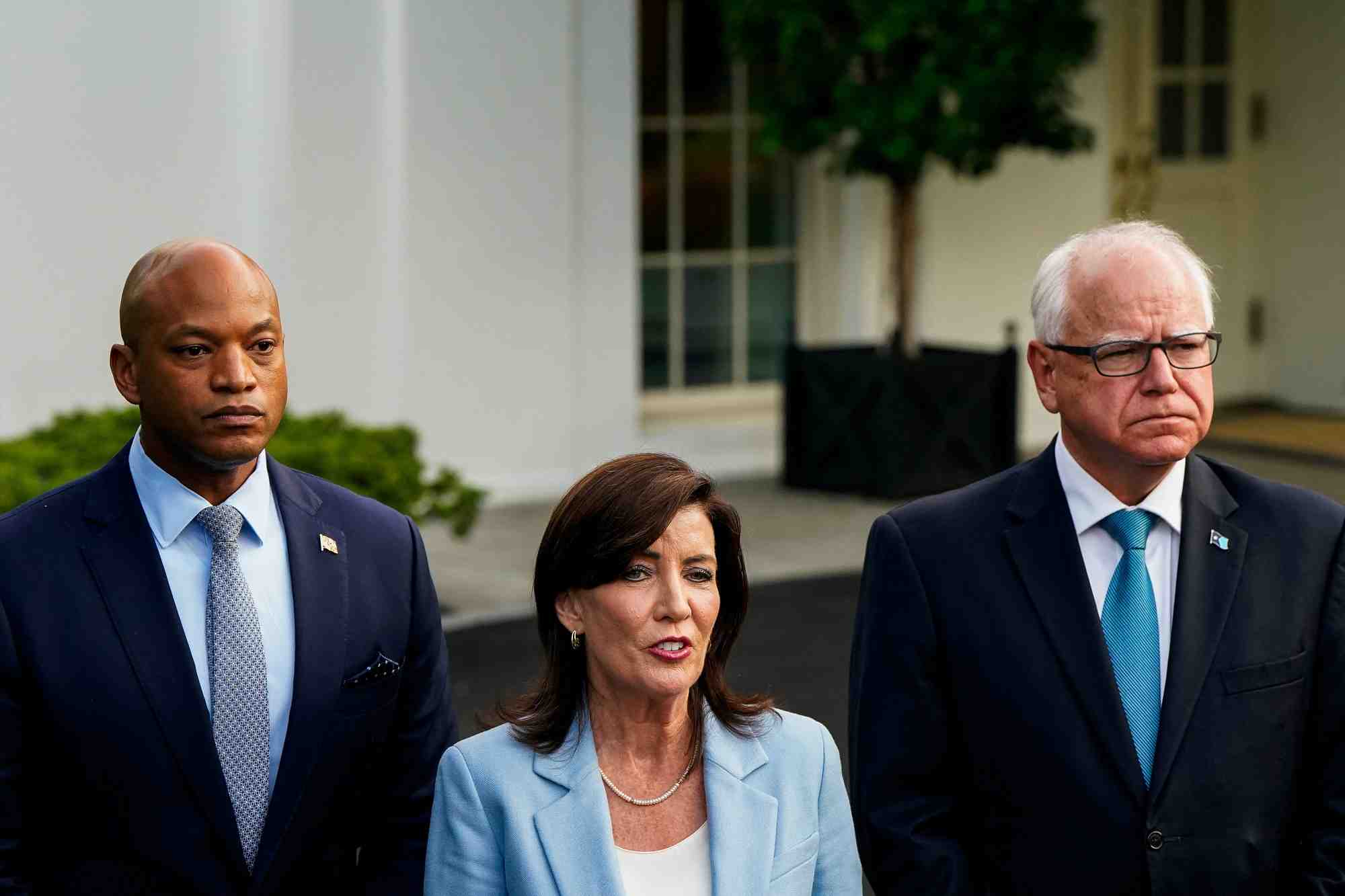 Rencontre entre joe biden et des gouverneurs democrates