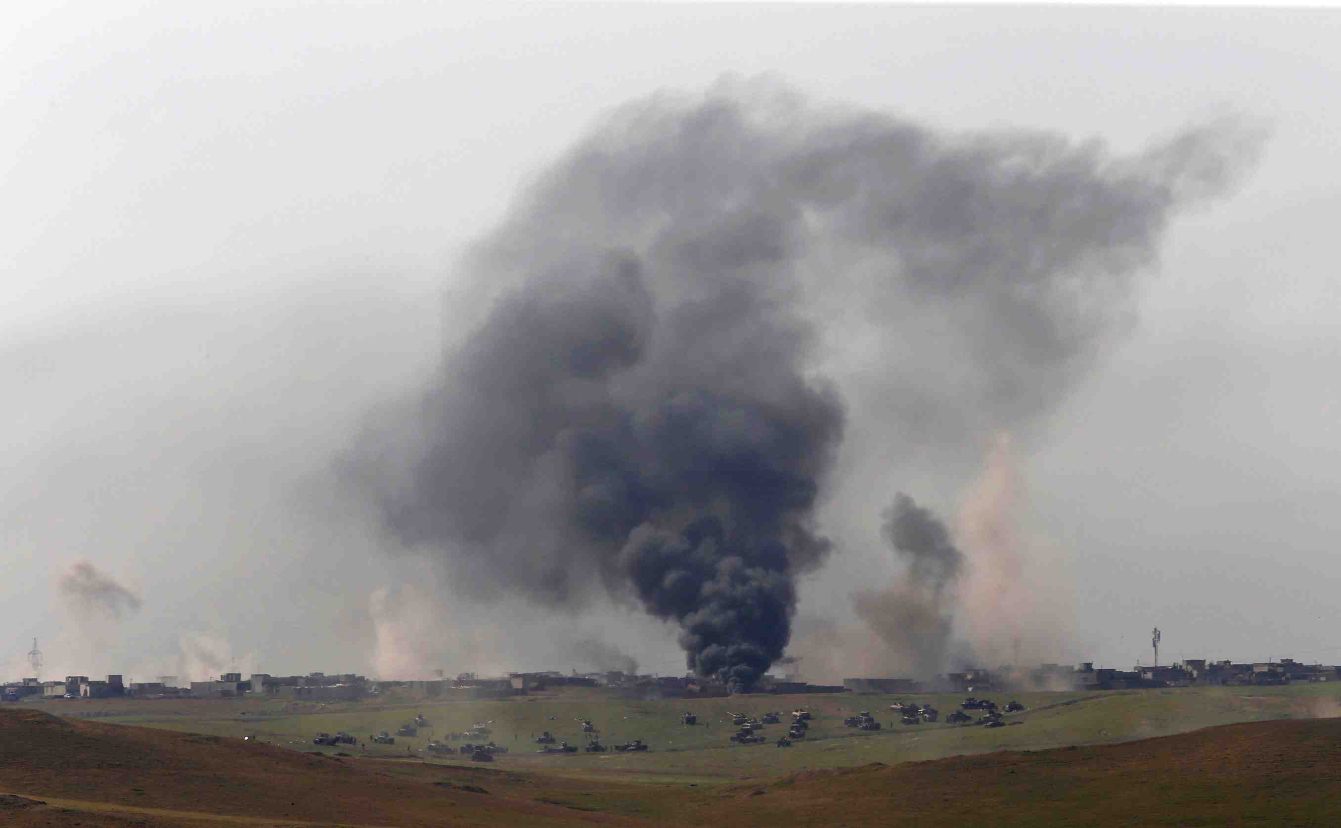 L'armee irakienne gagne du terrain a mossoul