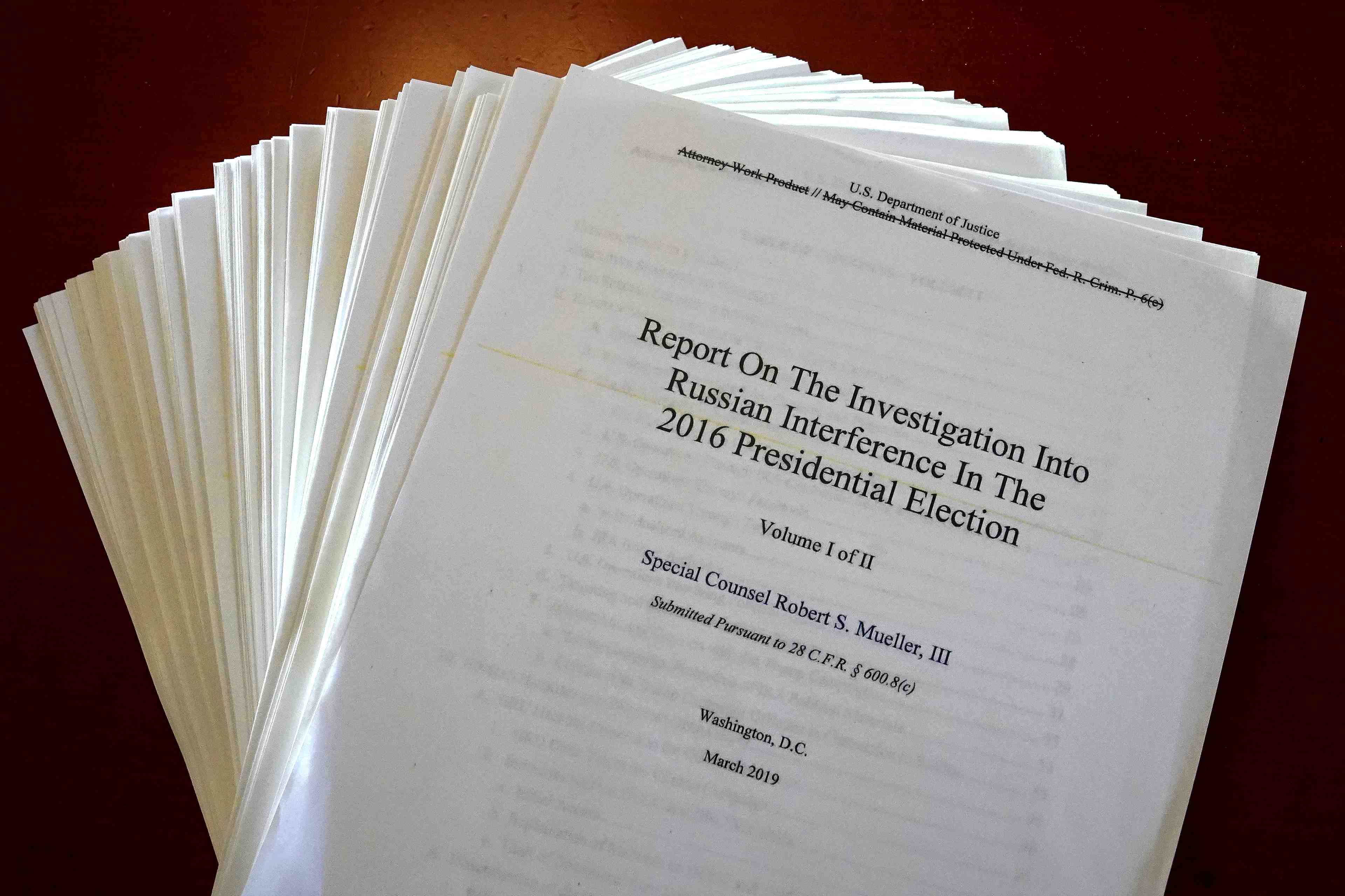 Le rapport mueller justifierait des poursuites contre trump, disent d'anciens juges