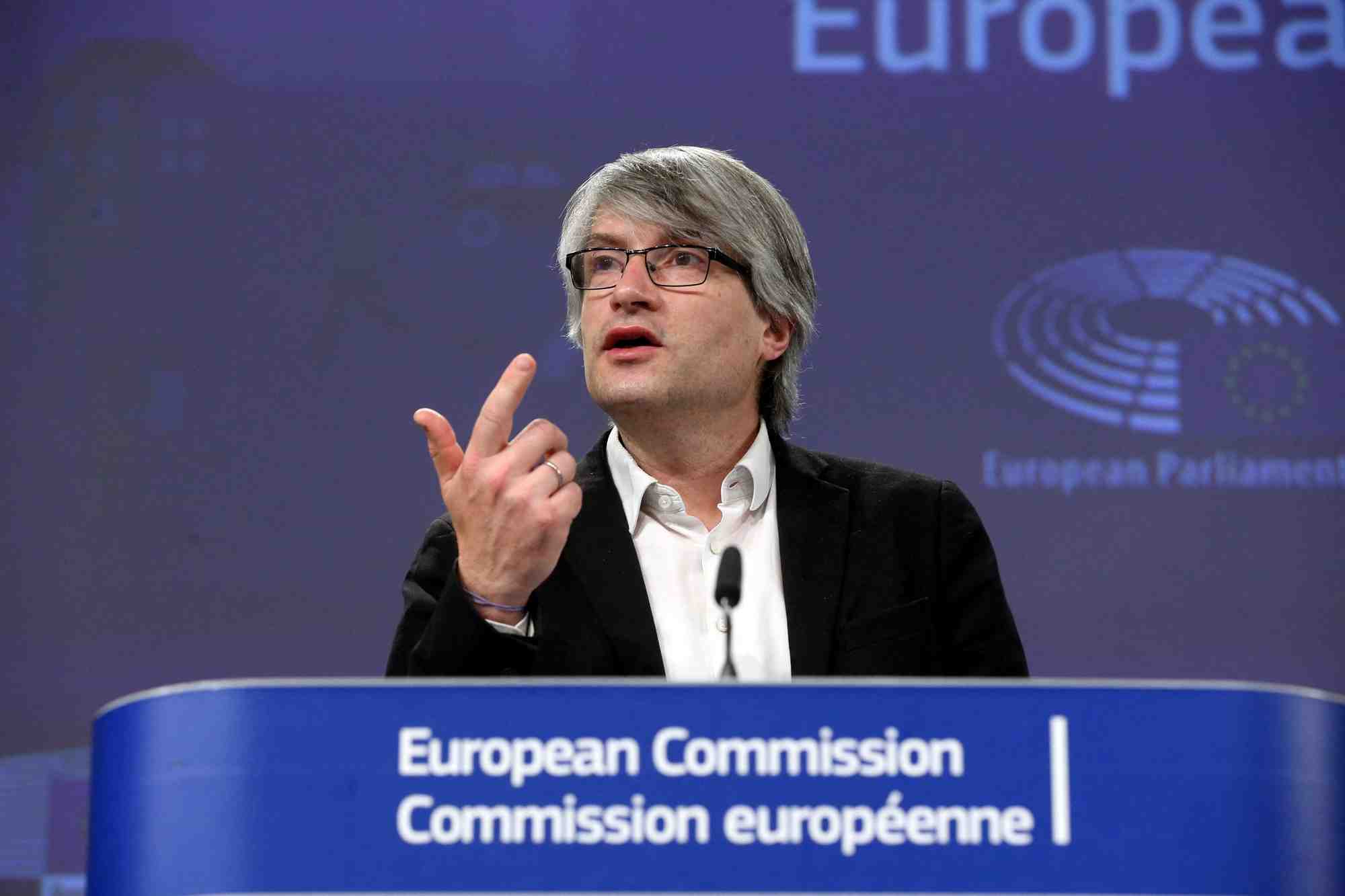 Le depute europeen allemand sven giegold, a bruxelles
