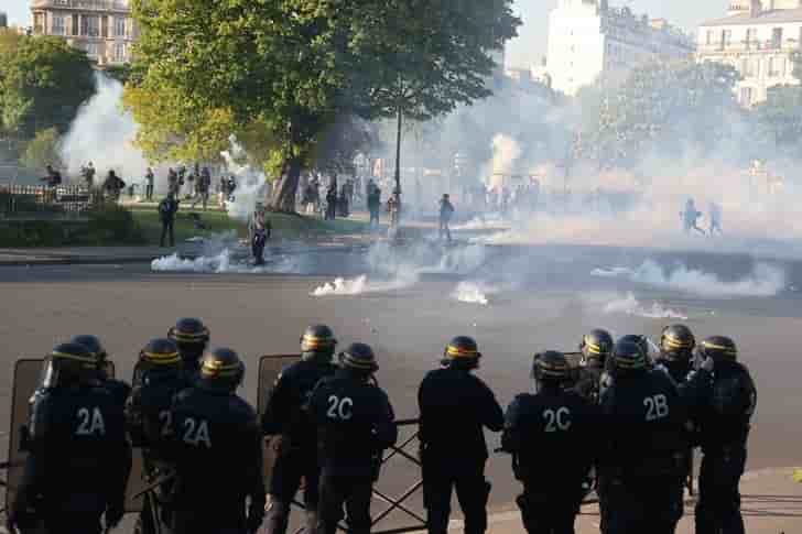 Manifestations du 1er-mai sous tension