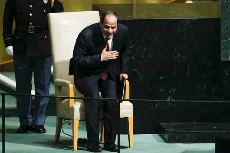 Le president egyptien sissi n'ira pas au-dela de deux mandats