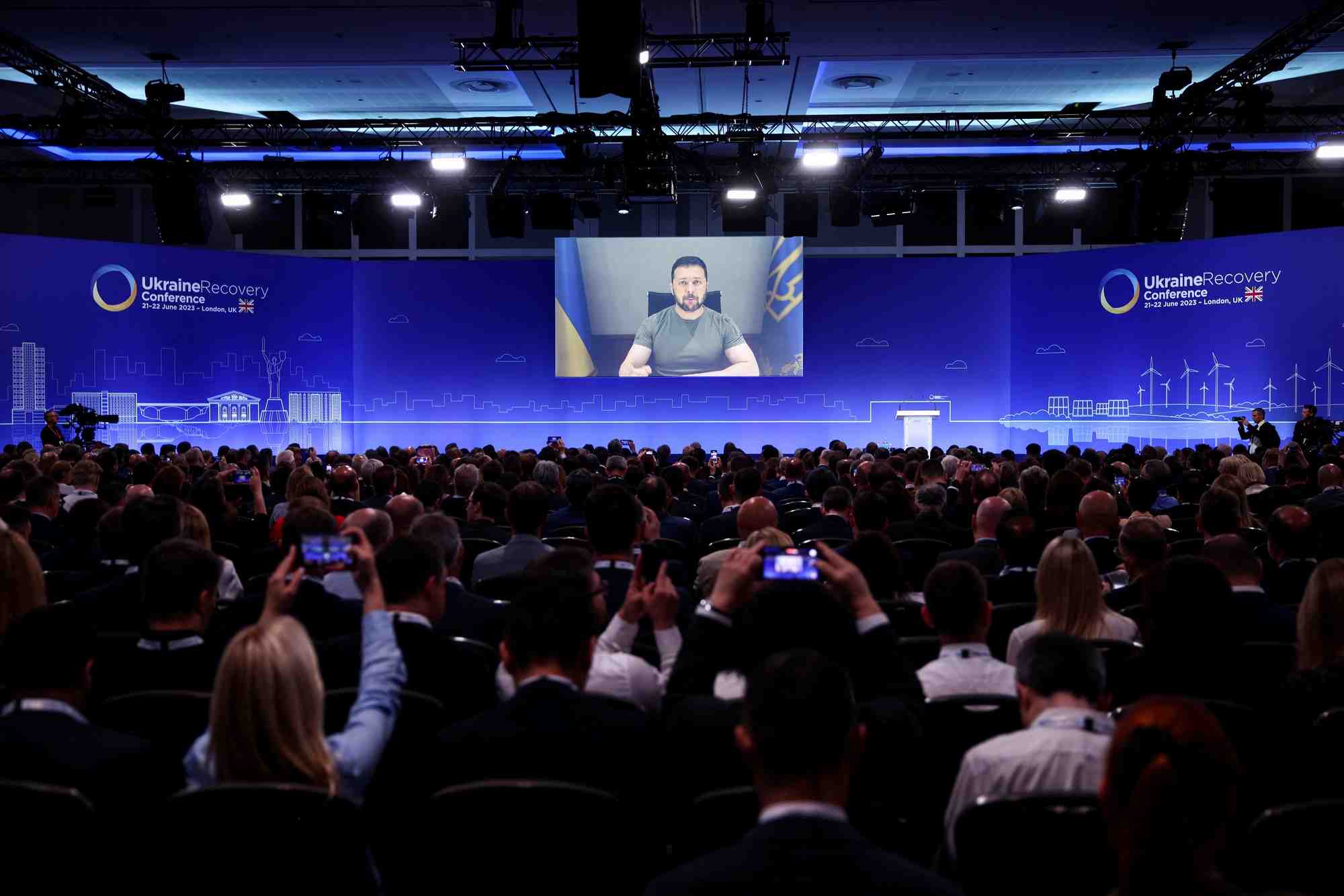 Conference sur la relance de l'ukraine a londres