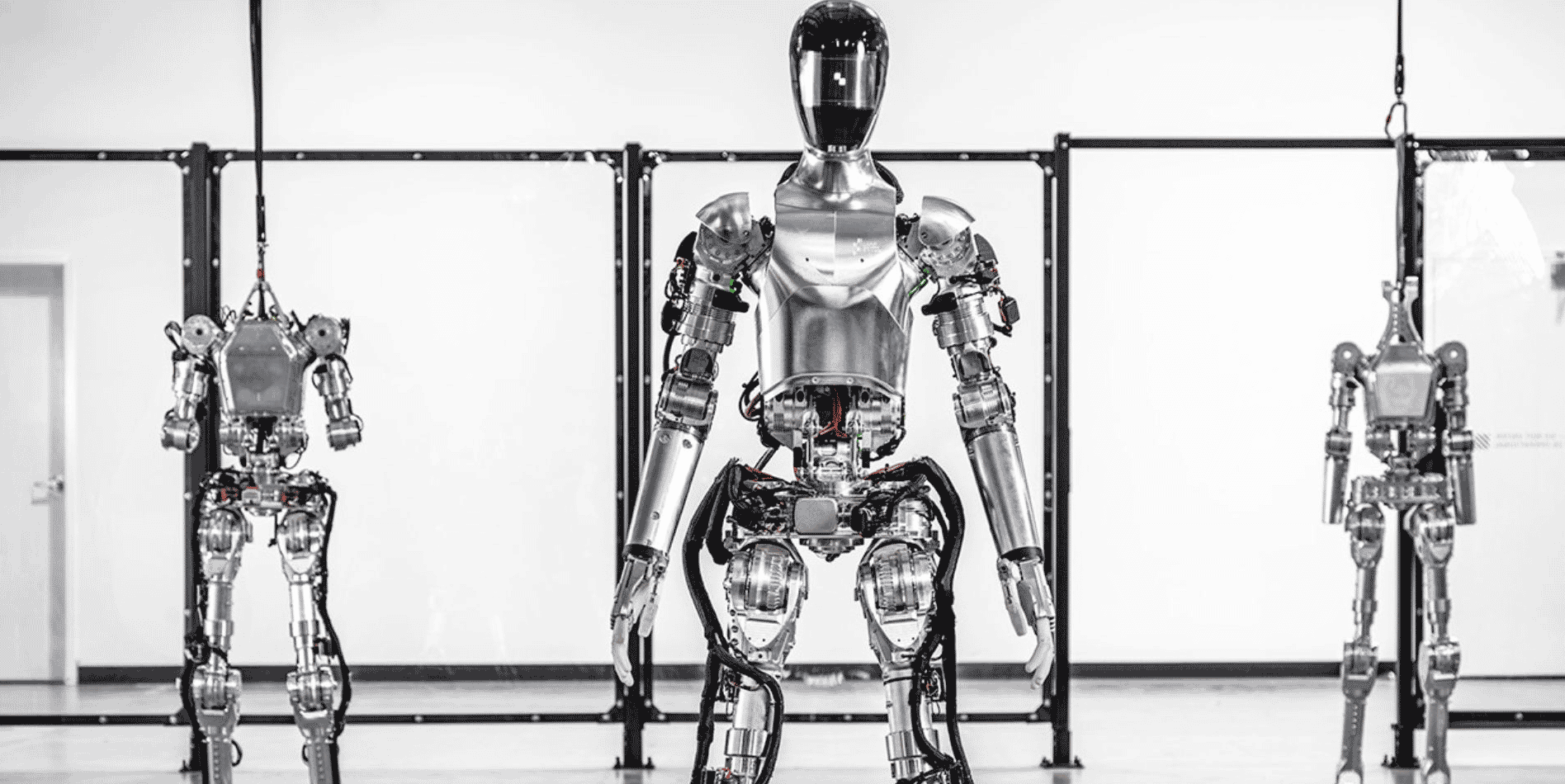 Figure 01, le robot de Figure AI, en train d'utiliser une machine à café.
