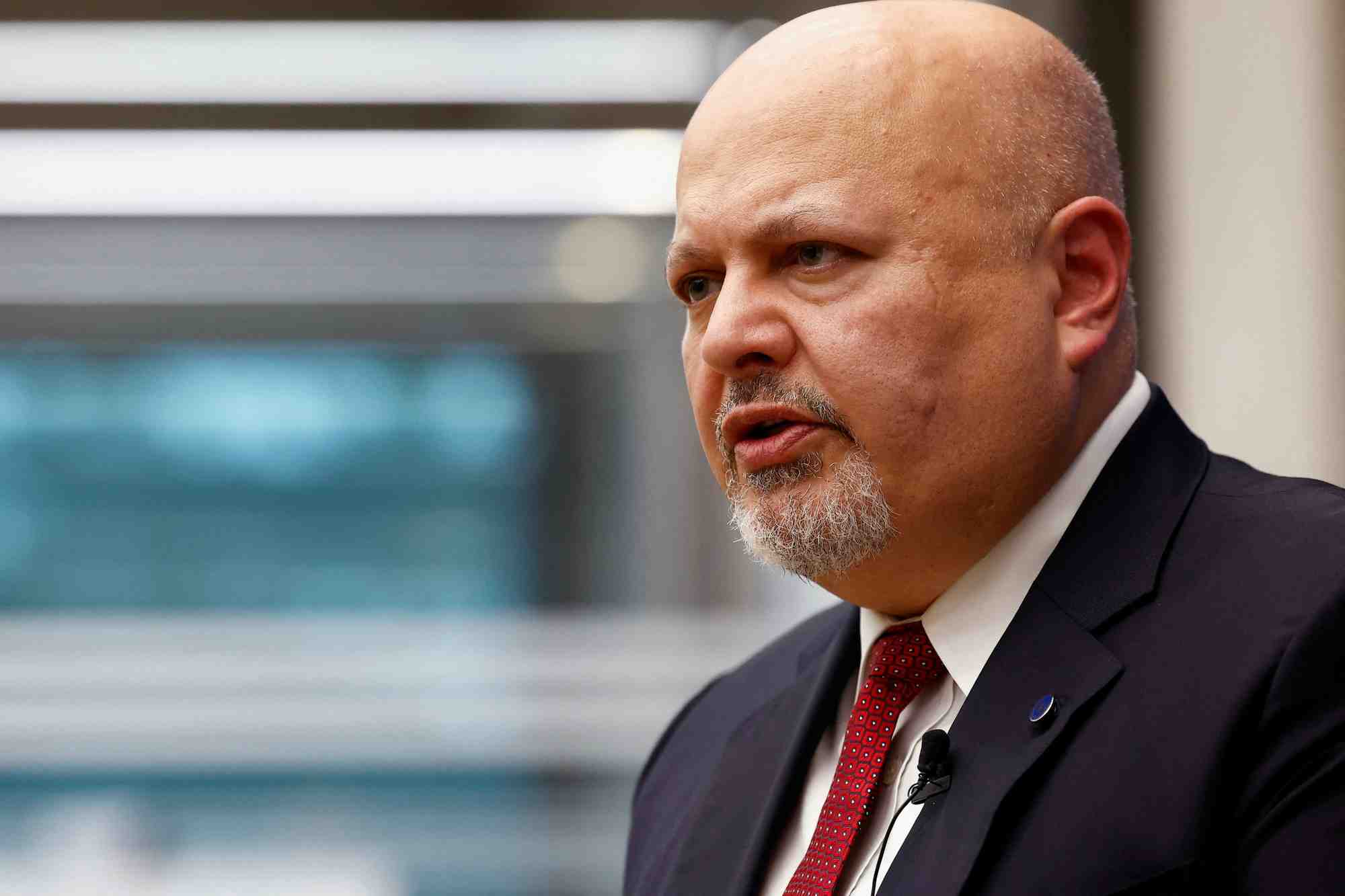 Le procureur de la cour penale internationale, karim khan