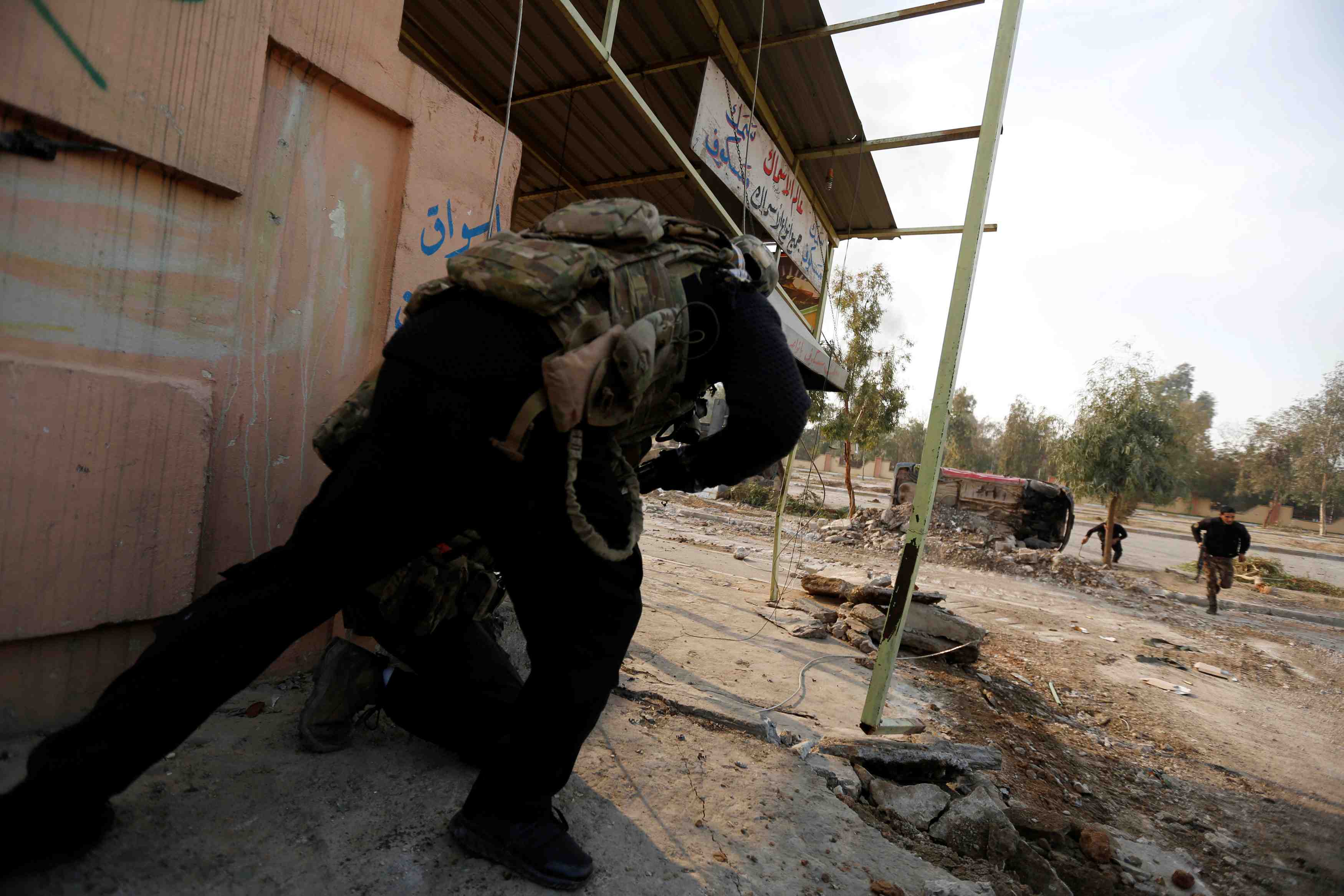 Combats a l'universite de mossoul