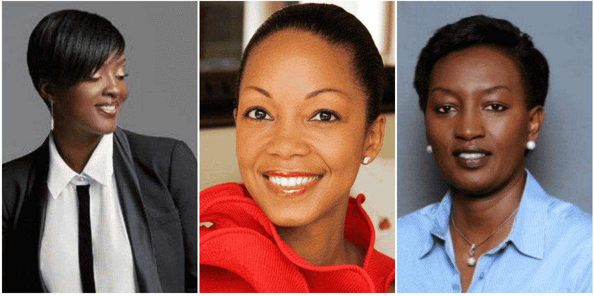 [De gauche à droite] Leticia N'Cho Traoré, fondatrice de la conciergerie abidjanaise 3W ; Swaady Martin, fondatrice et CEO d'Yswara et Rosette Rugamba, fondatrice et CEO de Songa Africa.