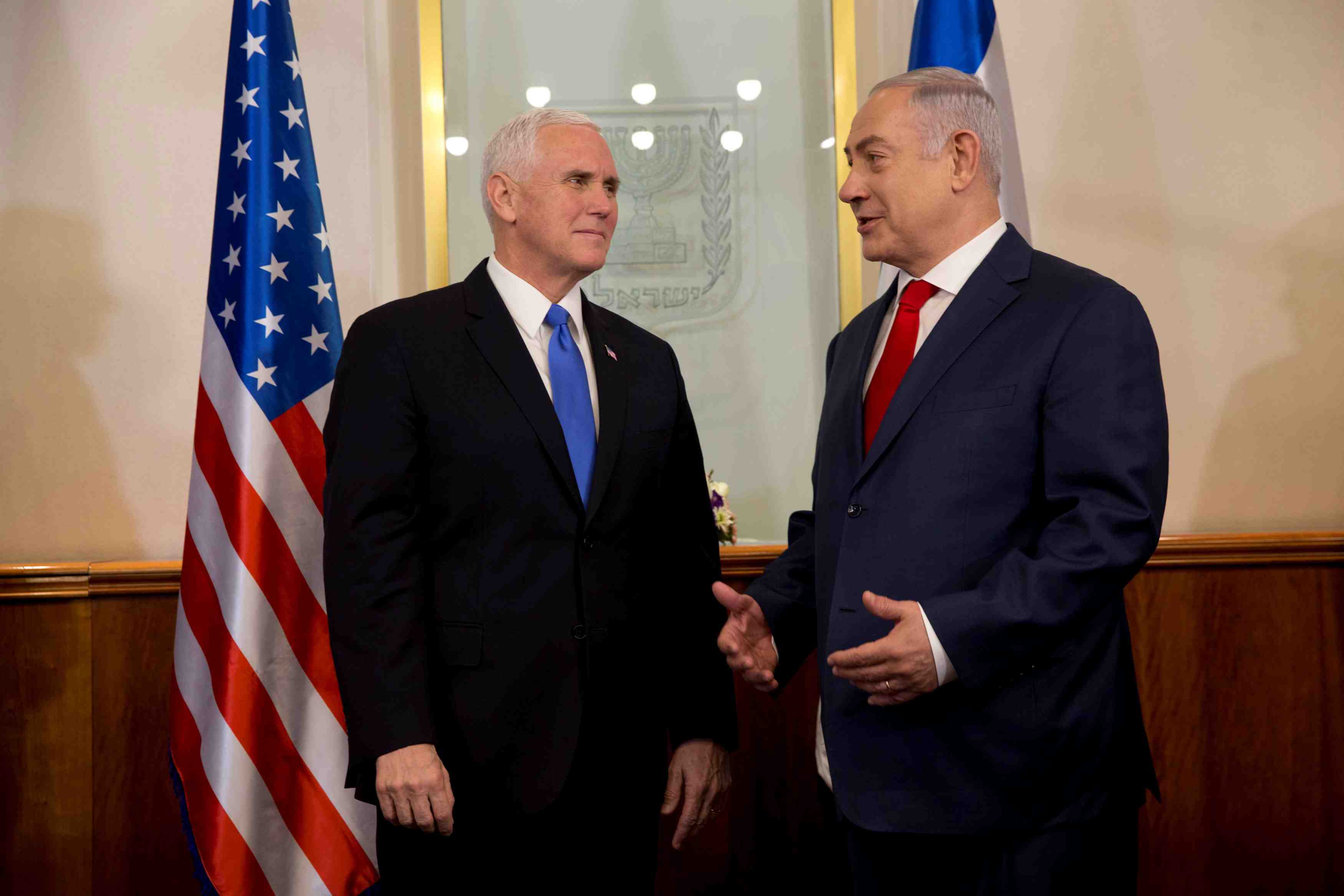 Mike pence en israel