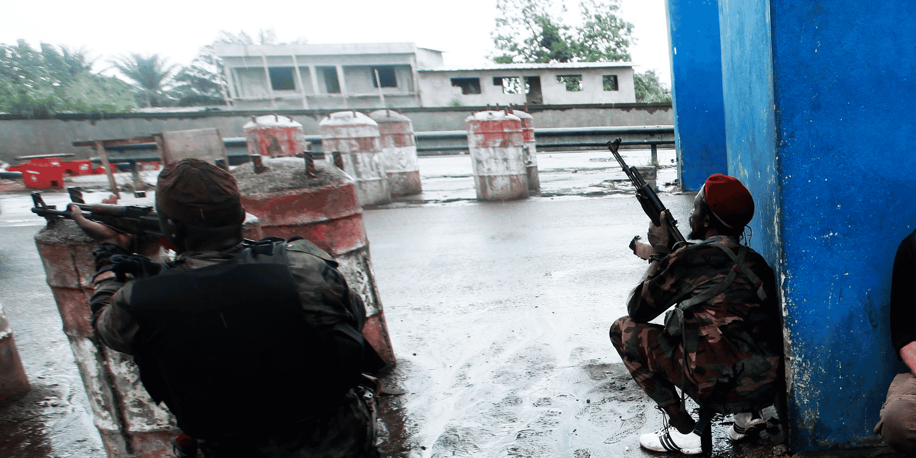 Côte d'ivoire armée combats militaires tirs coups de feu reporters de guerre abidjan bouaké
