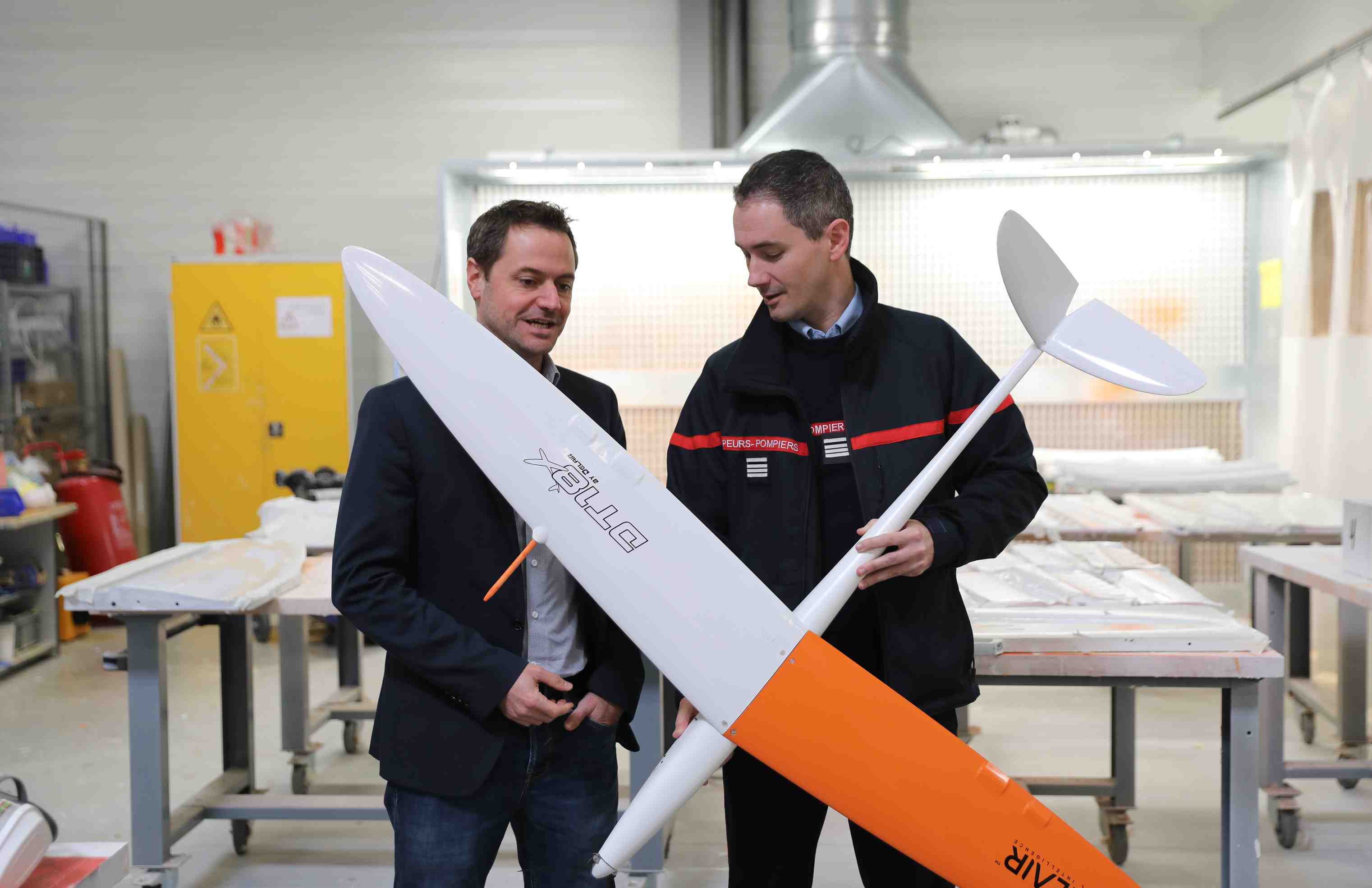 Partenariat Delair avec le Sdis 13