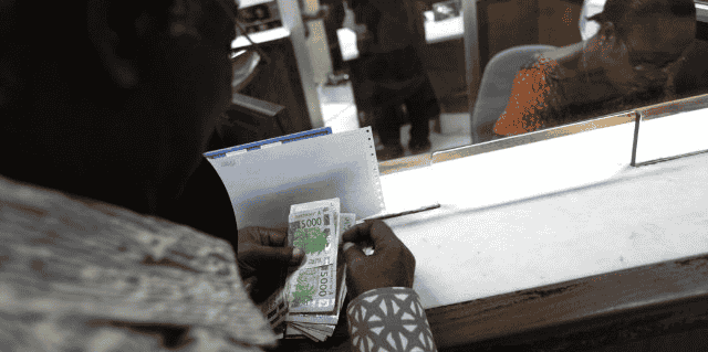 Guichet banque argent Côte d'Ivoire