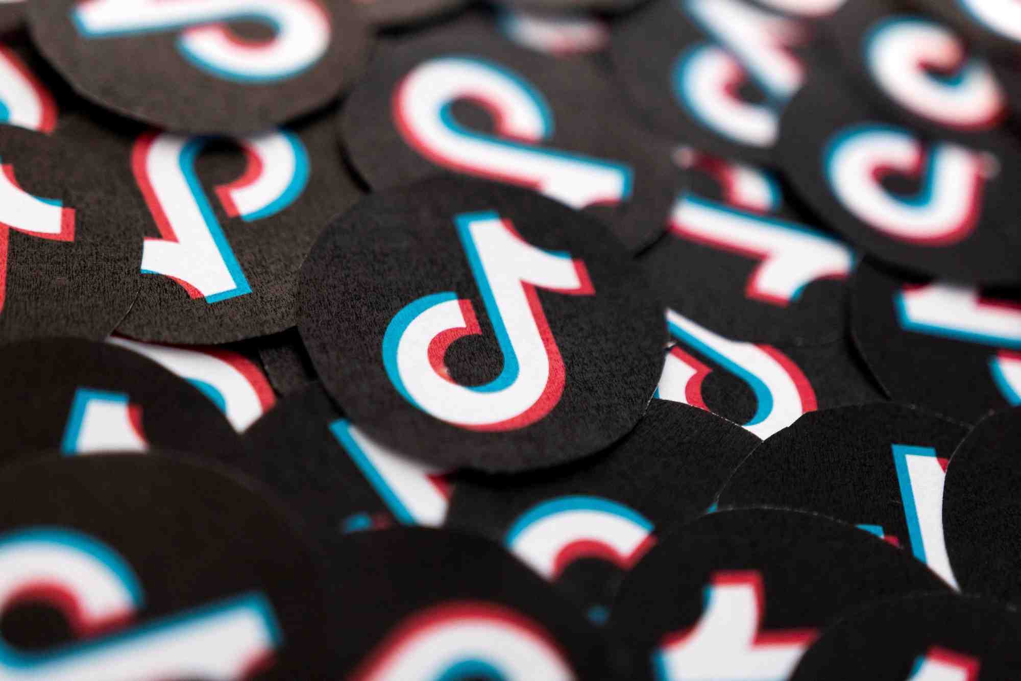 Illustration de logos de tiktok