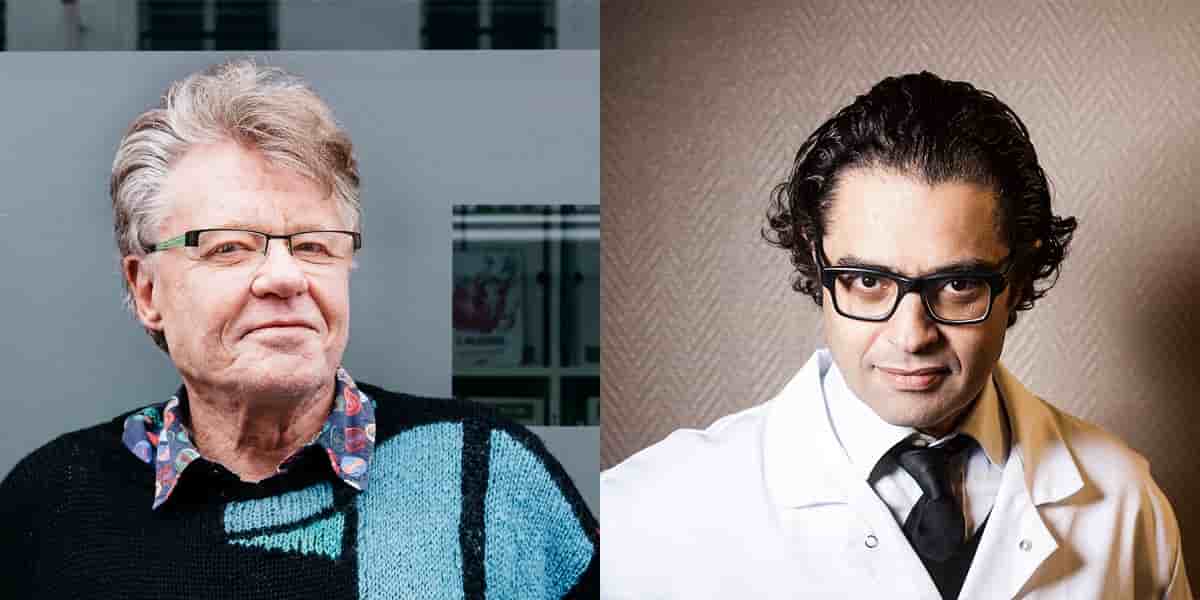 Bernard Basset, président d’Addictions France et Amine Benyamina, président de la Fédération française d’addictologie