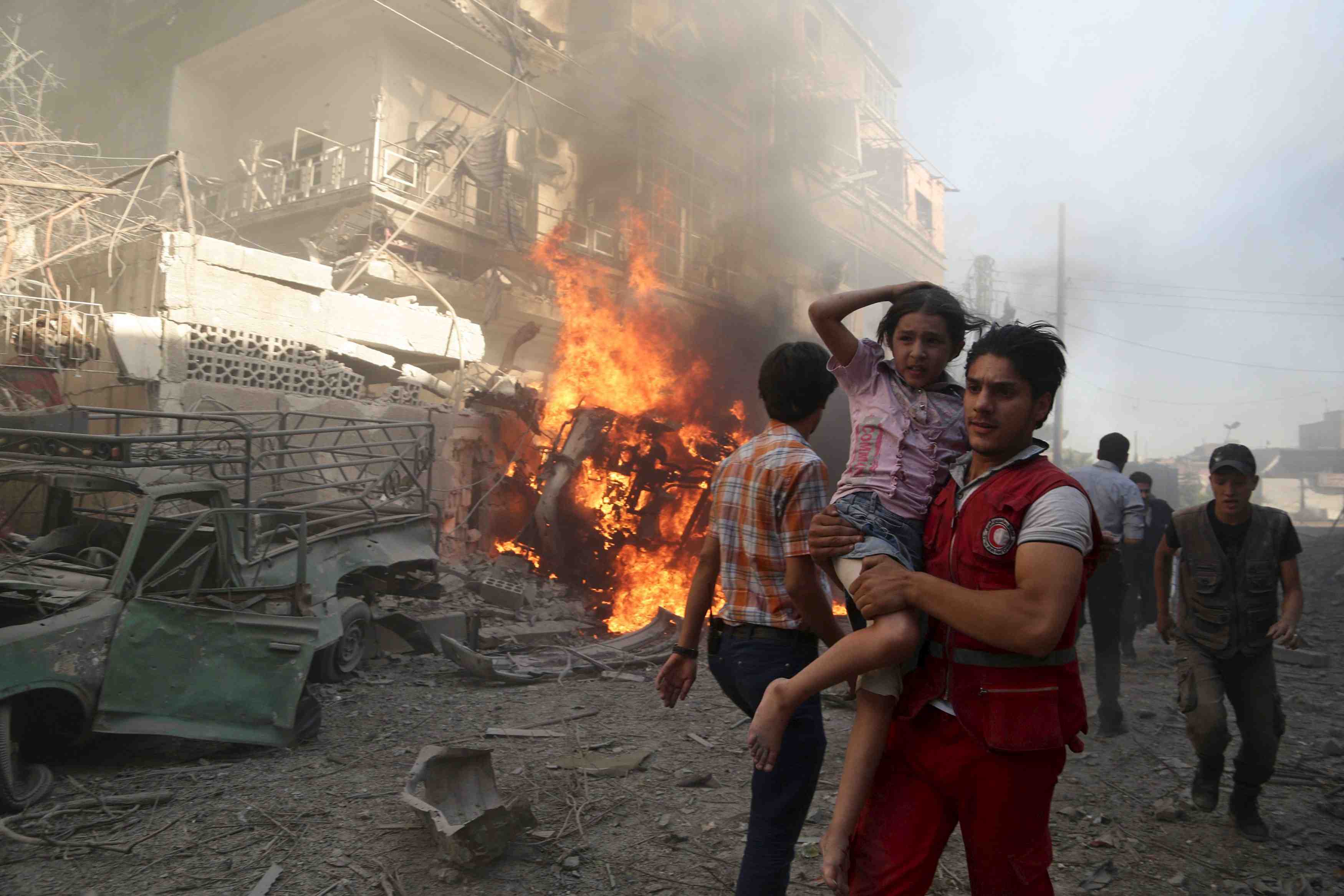 247 morts en 10 jours dans les raids de l'armee syrienne pres de damas, selon l’osdh