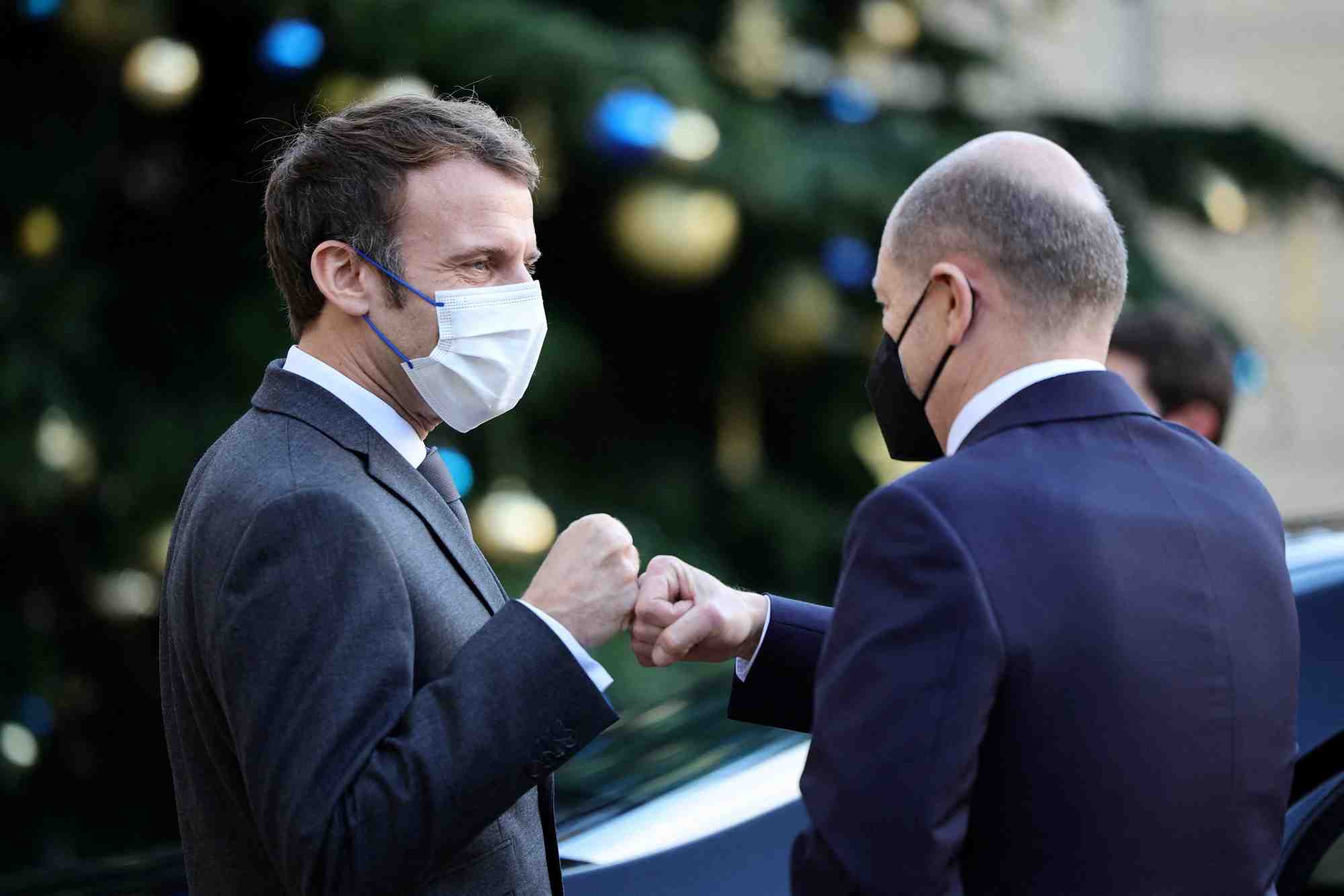 Macron et scholz disent vouloir renforcer l'union europeenne