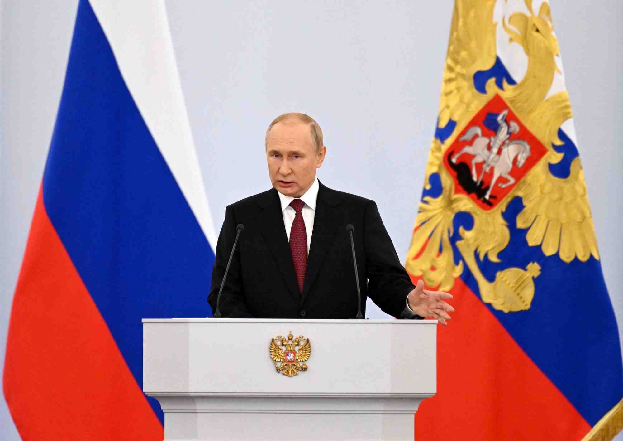 Photo du president russe vladimir poutine