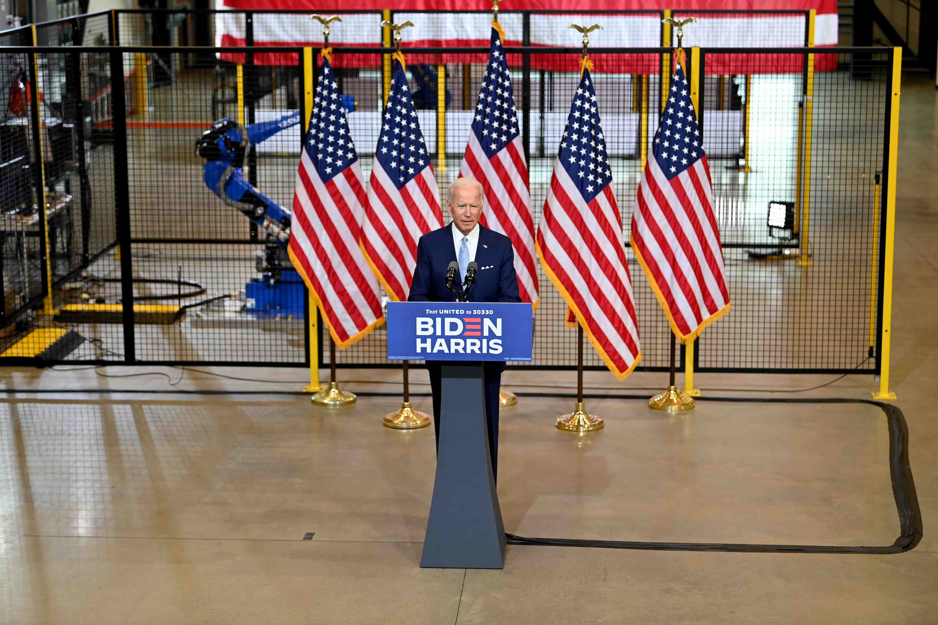 Trump, plus fauteur de trouble que garant de l'ordre, dira biden a pittsburgh