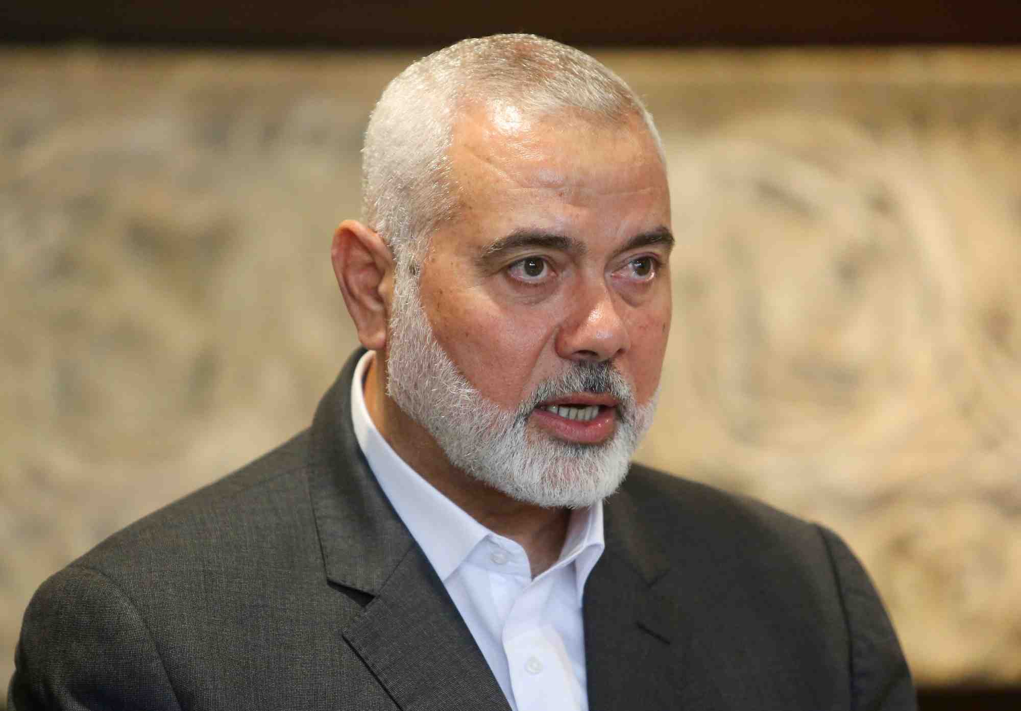 Le chef du hamas ismail haniyeh